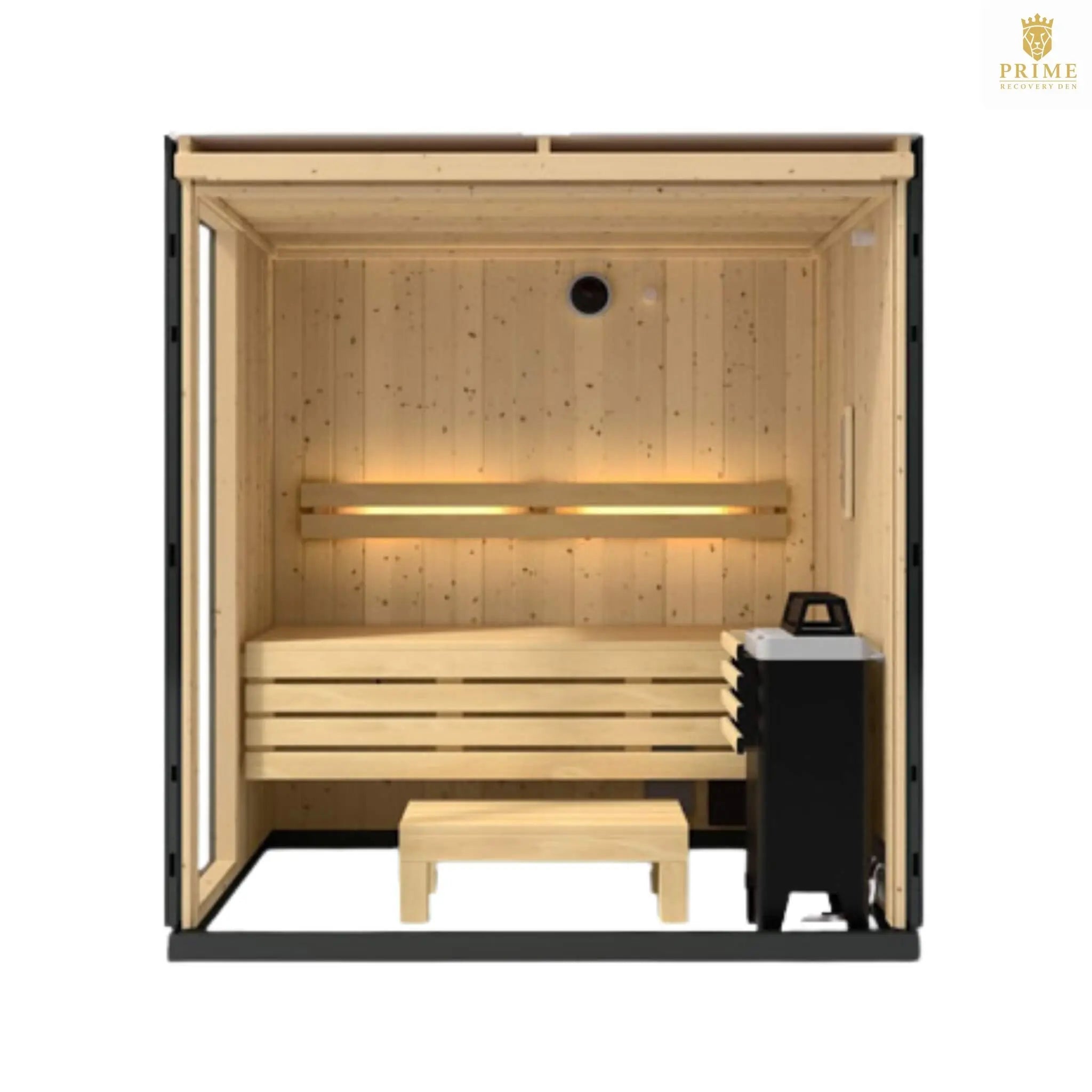 Kohler C1 Indoor Graphite Gray Freestanding Alcove Design Sauna Kit (SAK93182) SAKSBY WHOLESALE
