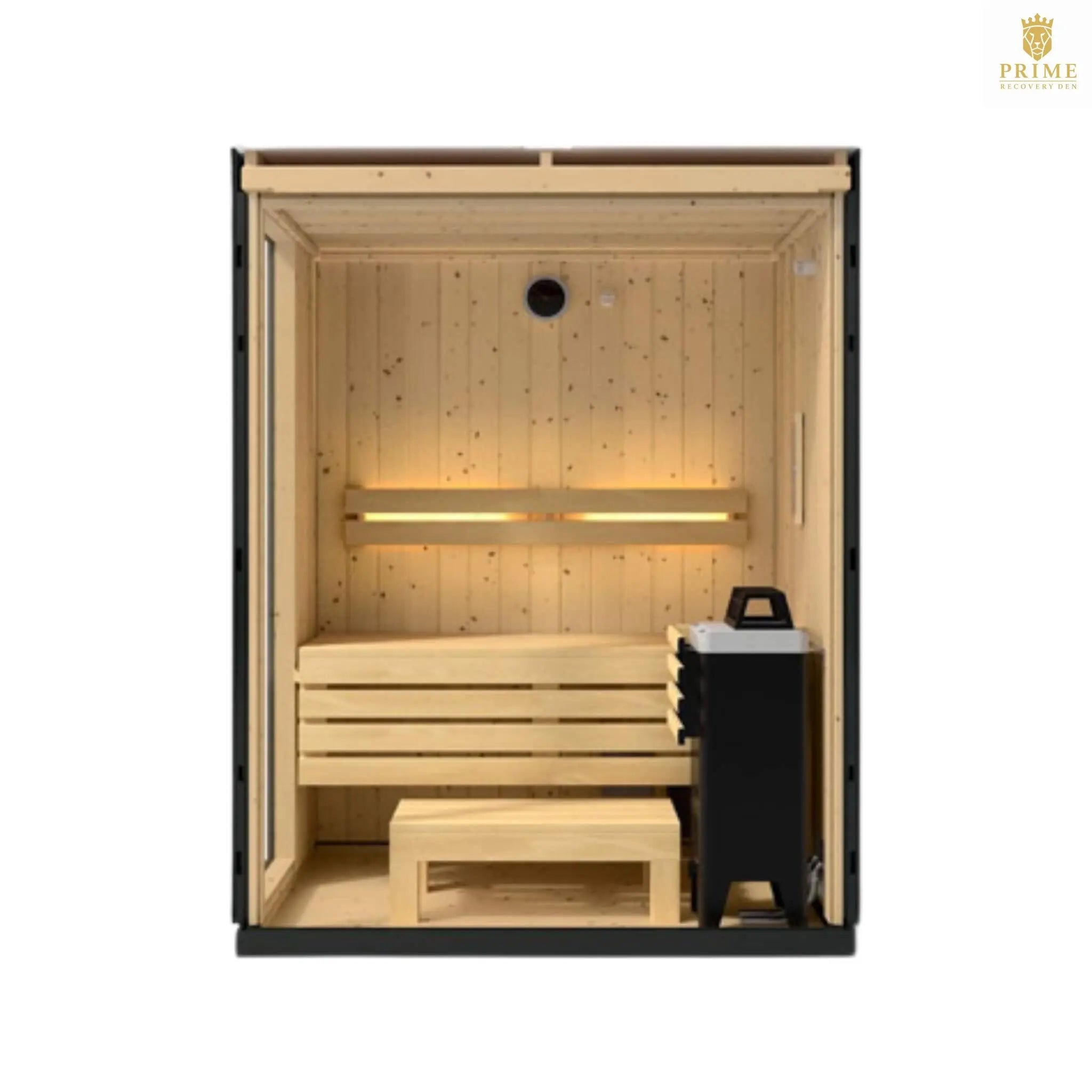 Kohler C1 Indoor Graphite Gray Freestanding Alcove Design Sauna Kit (SAK93182) SAKSBY WHOLESALE