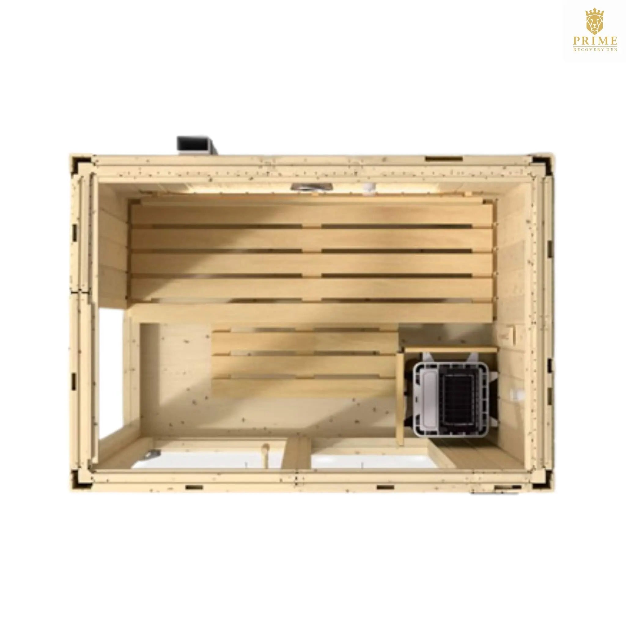 Kohler C1 Luxury Indoor Scandinavian Spruce Home Sauna Kit (SAK60418) SAKSBY WHOLESALE
