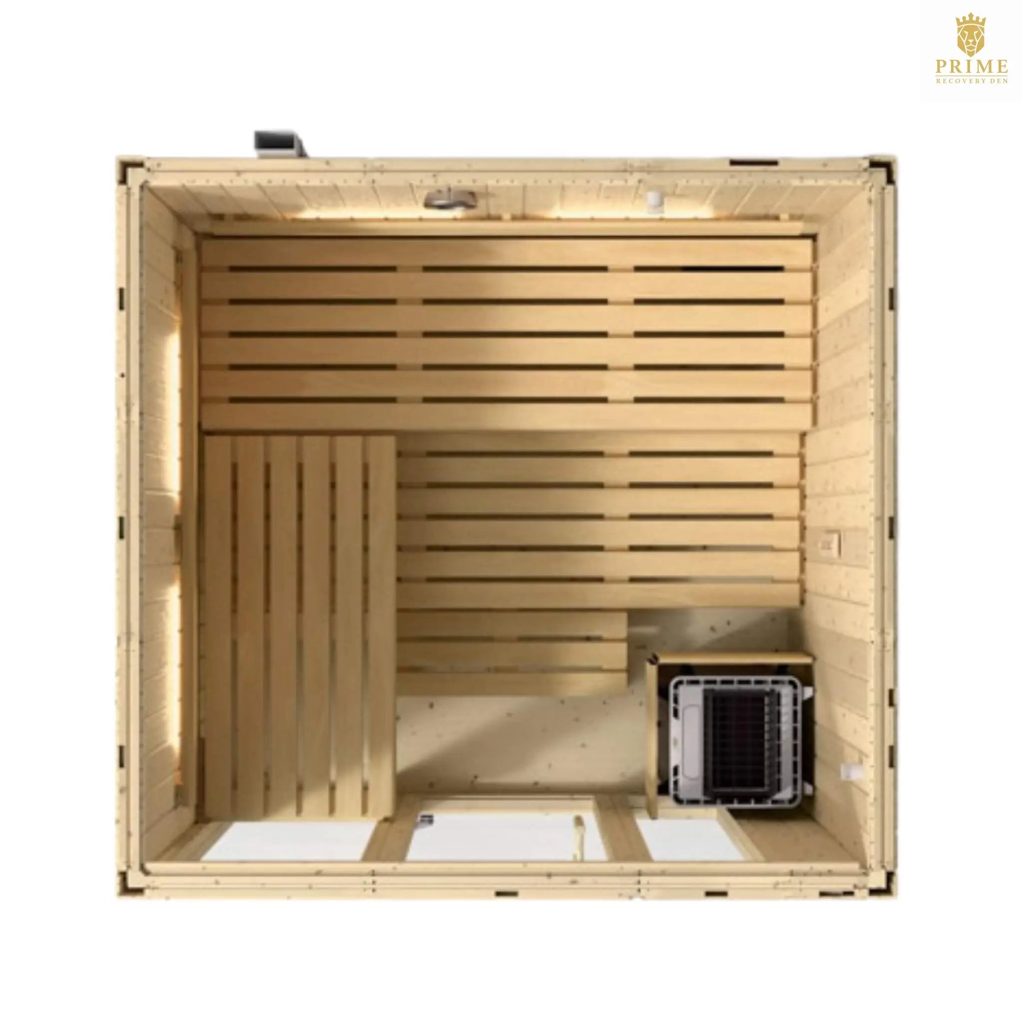 Kohler C1 Luxury Indoor Scandinavian Spruce Home Sauna Kit (SAK60418) SAKSBY WHOLESALE