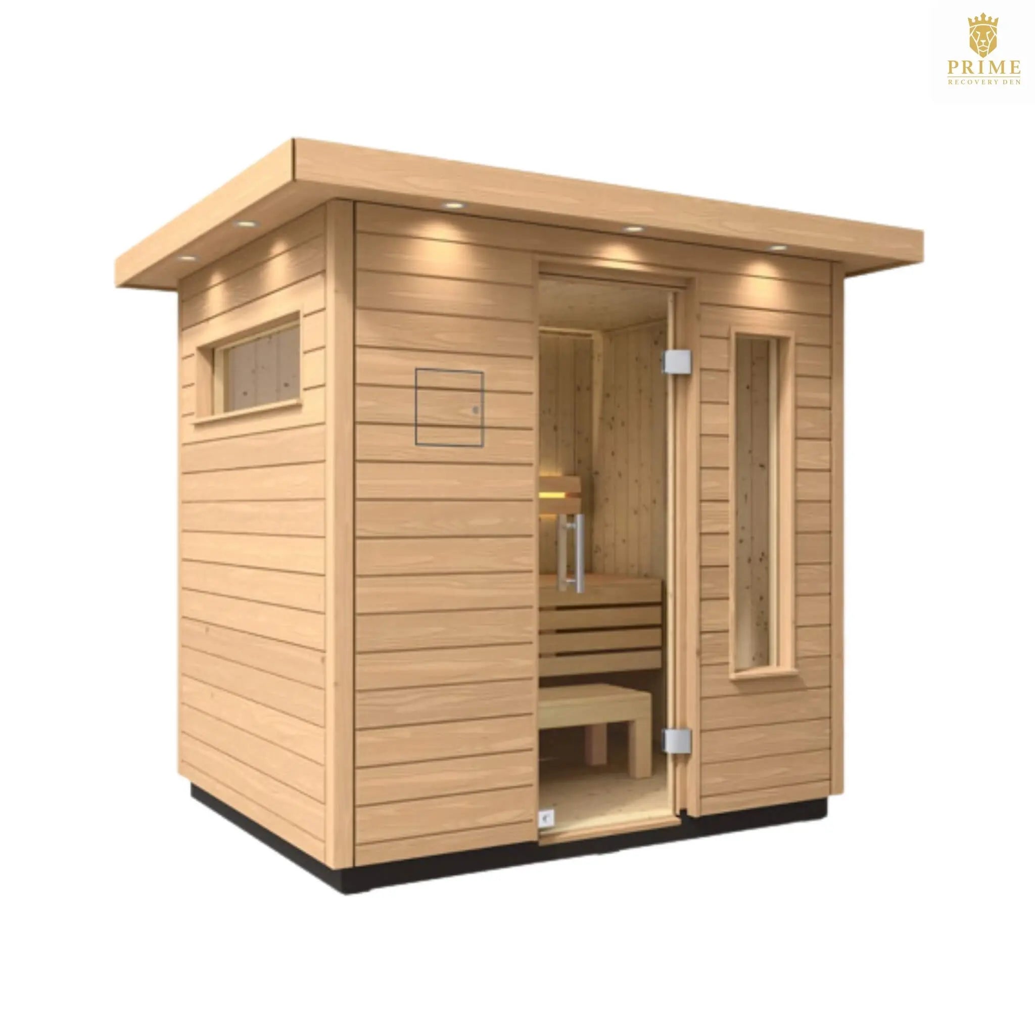 Kohler C2 Outdoor Douglas Fir Scandinavian Spruce Sauna Kit (SAK25973) SAKSBY WHOLESALE