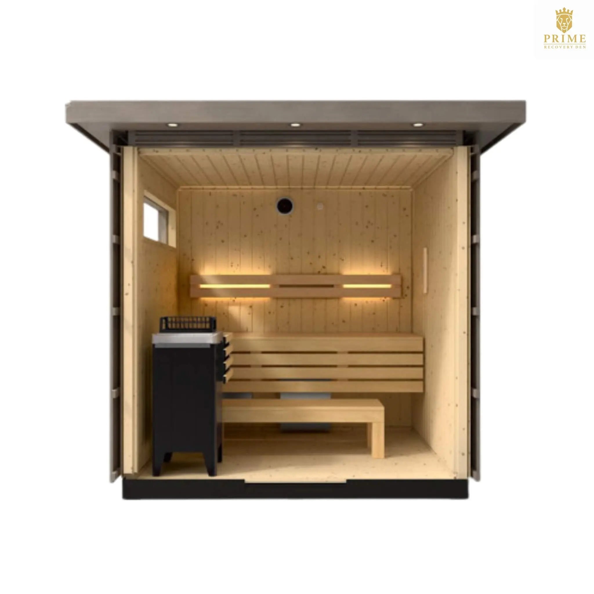 Kohler C2 Outdoor Weathered Gray Spruce Sauna Kit (SAK39184) SAKSBY WHOLESALE