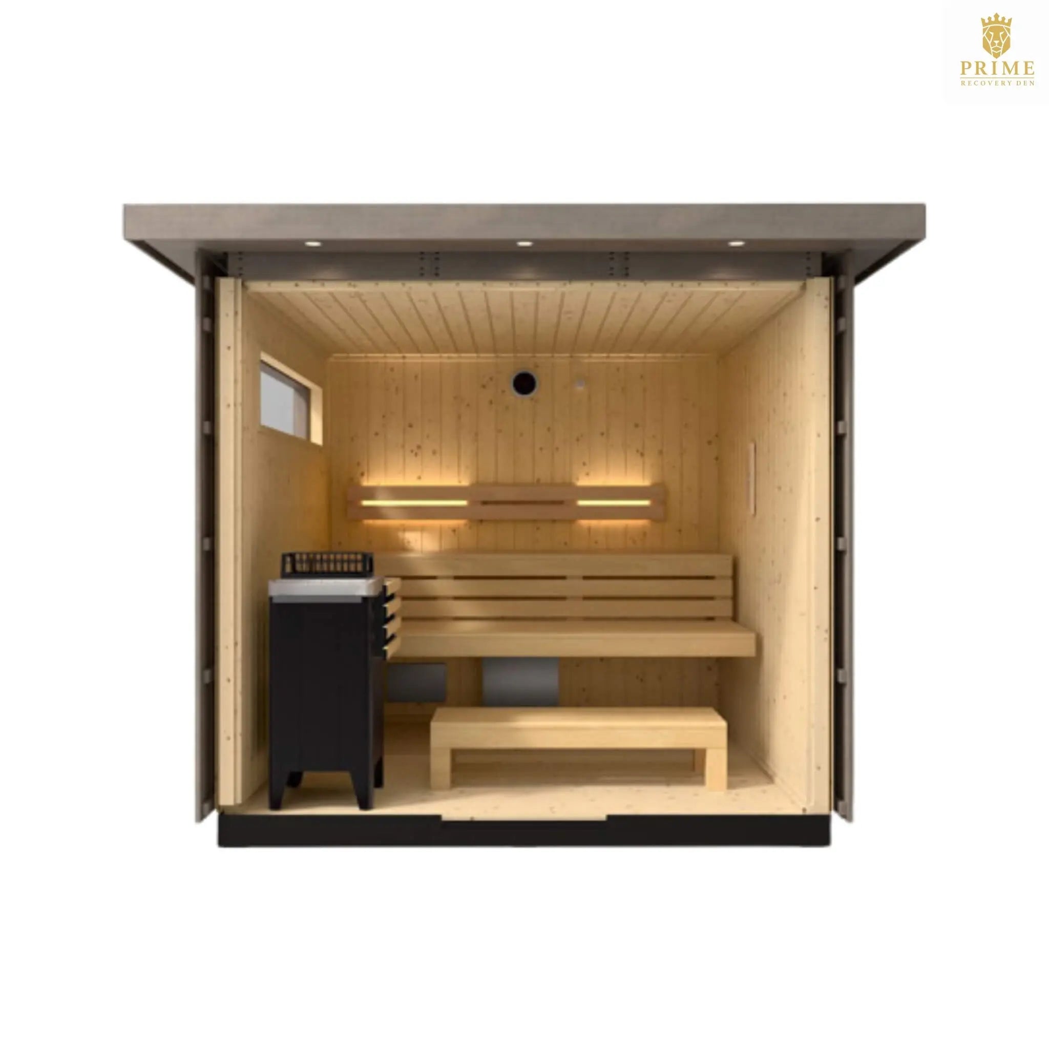 Kohler C2 Outdoor Weathered Gray Spruce Sauna Kit (SAK39184) SAKSBY WHOLESALE