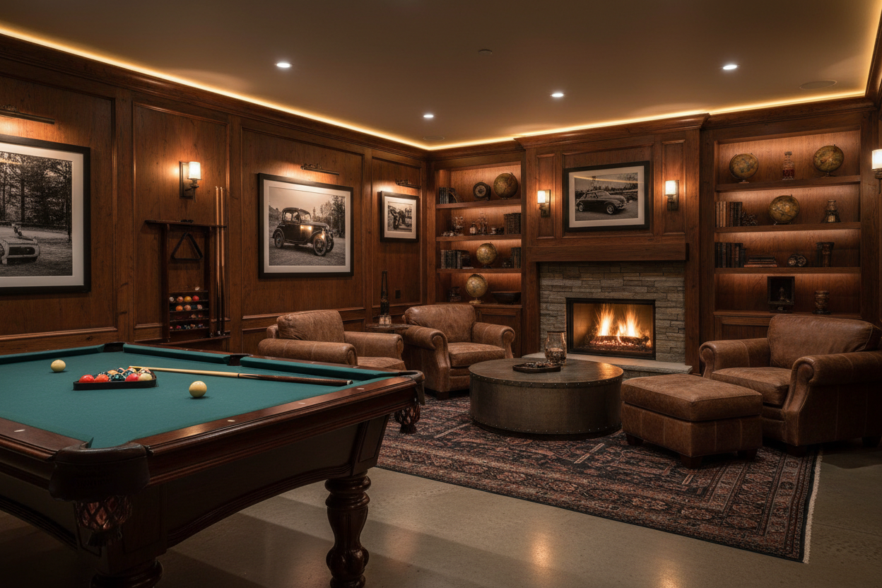 Man Cave Interior