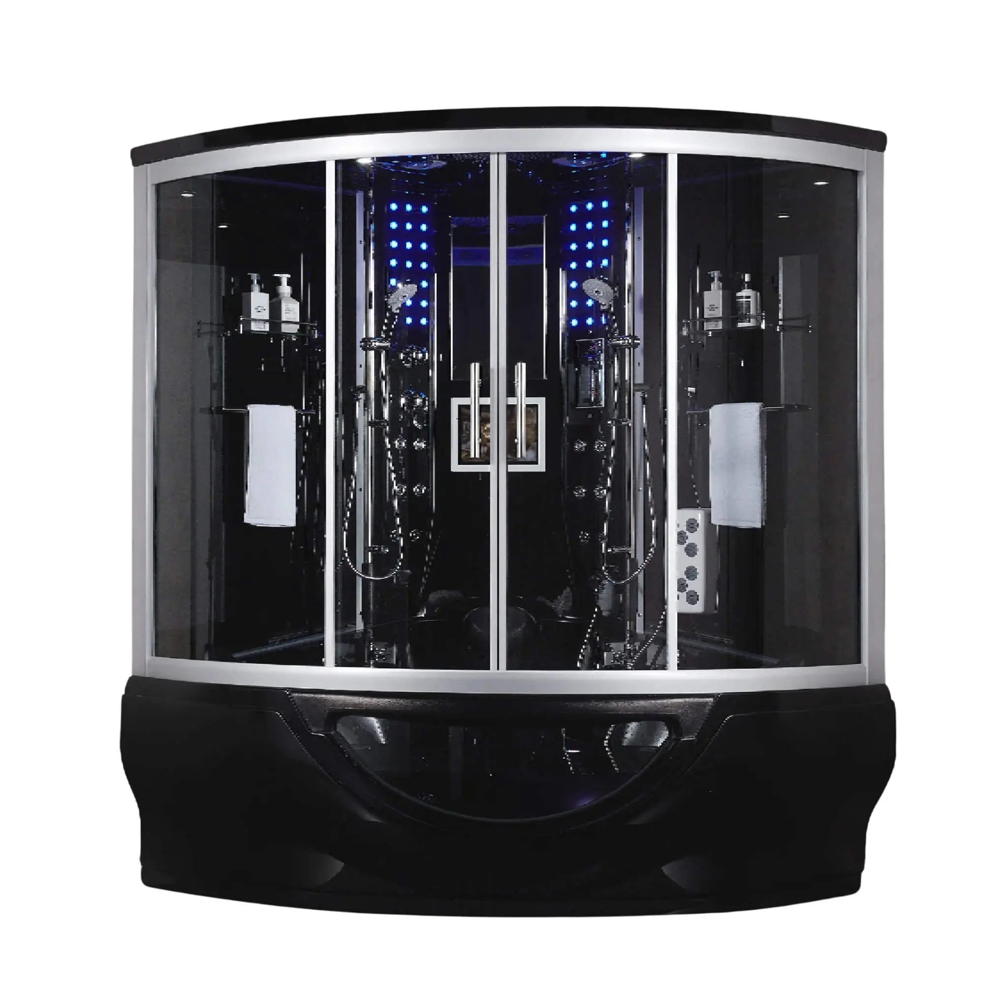 Maya Bath Platinum Superior Steam Shower With Foot Massager (SAK57392) SAKSBY WHOLESALE