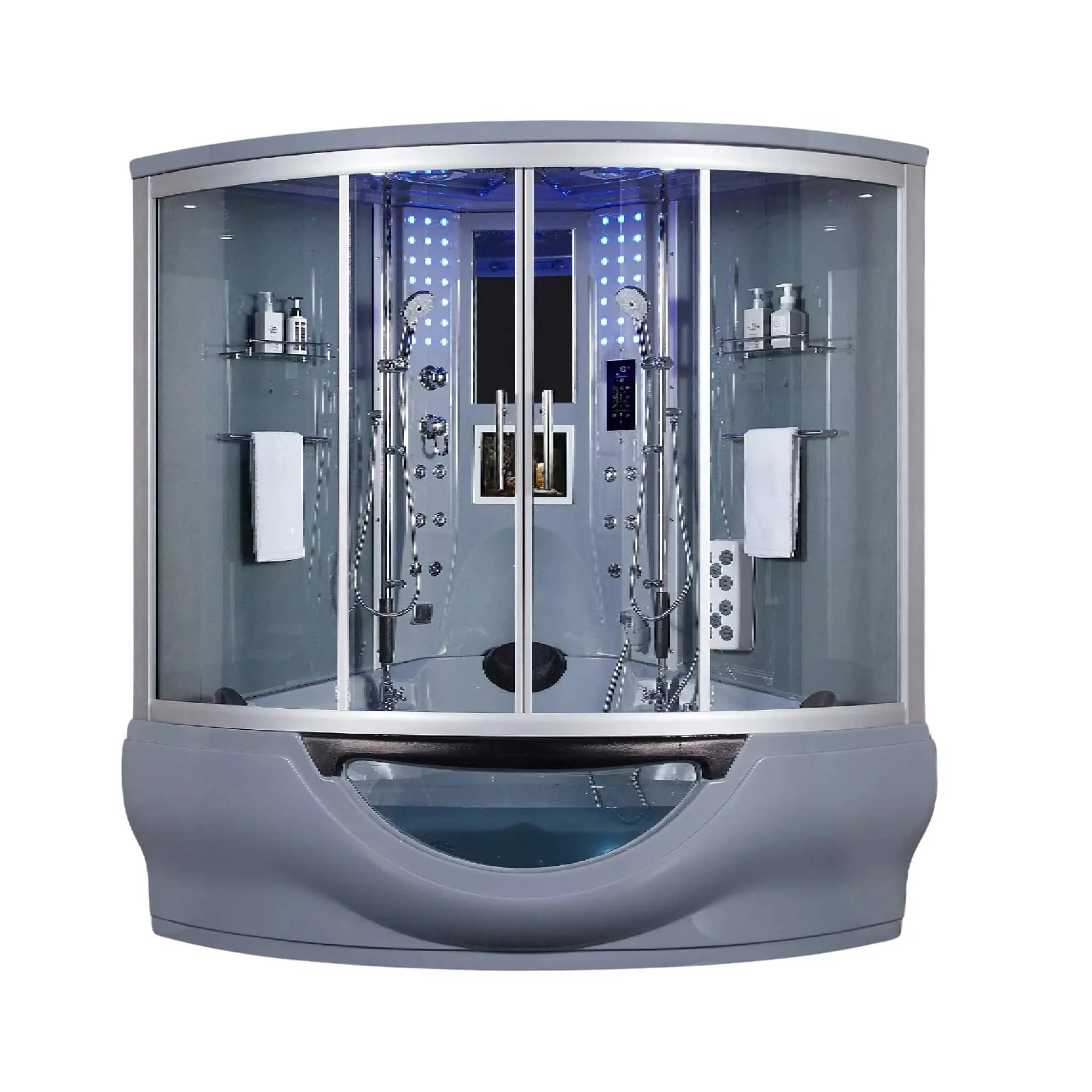 Maya Bath Platinum Superior Steam Shower With Foot Massager (SAK57392) SAKSBY WHOLESALE