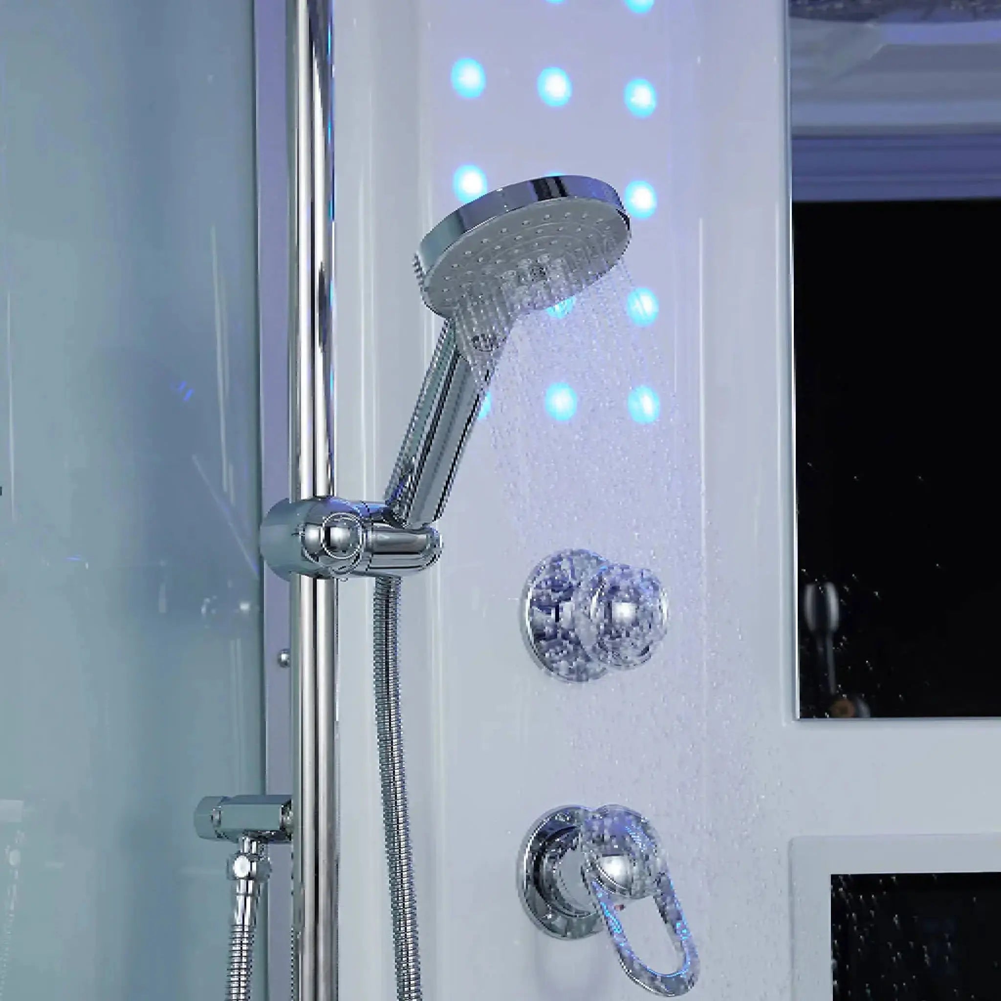 Maya Bath Platinum Superior Steam Shower With Foot Massager (SAK57392) SAKSBY WHOLESALE