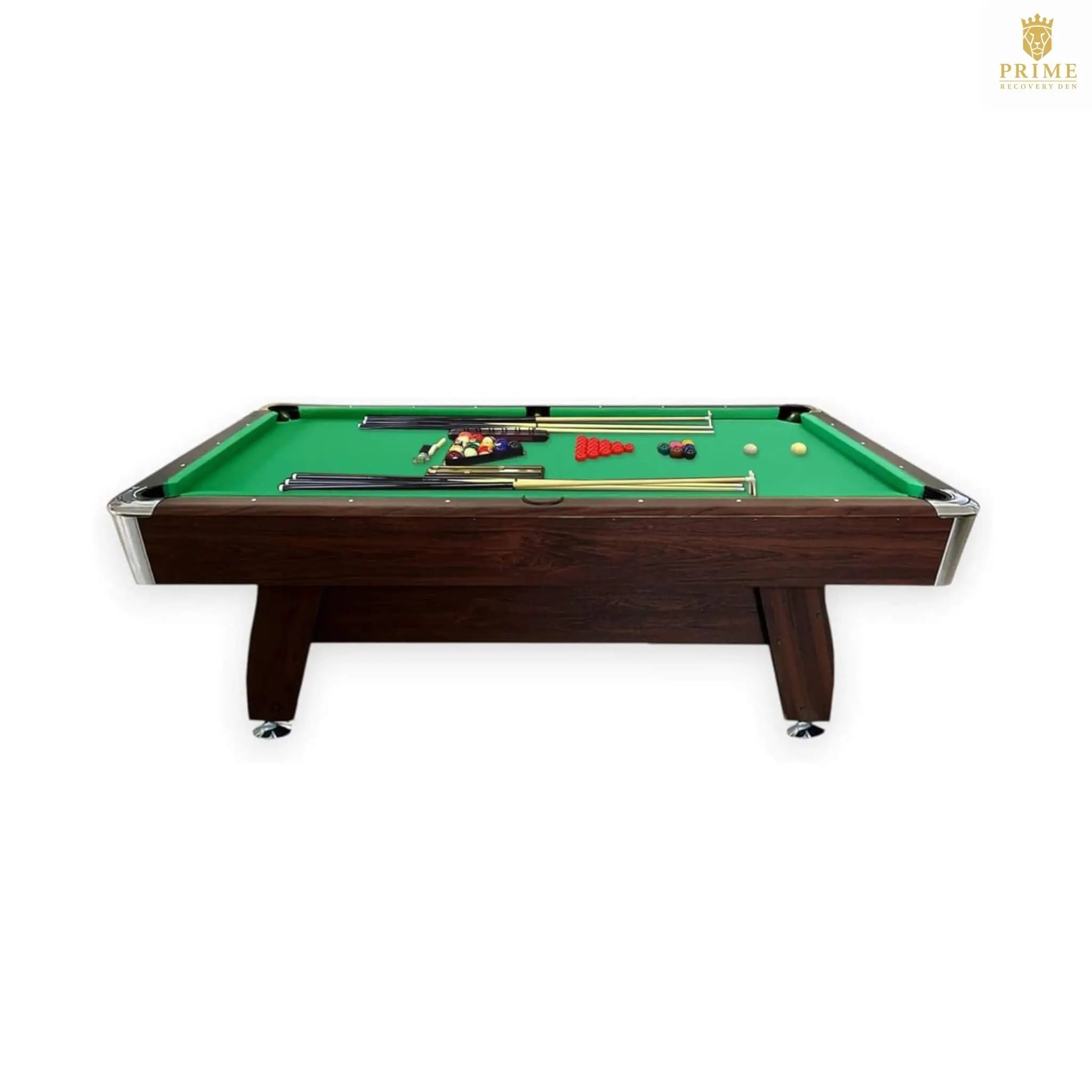 8FT Modern Green Felt Billiard Pool Table With Automatic Ball Return And Accessories Kit (SAK24870) SAKSBY WHOLESALE