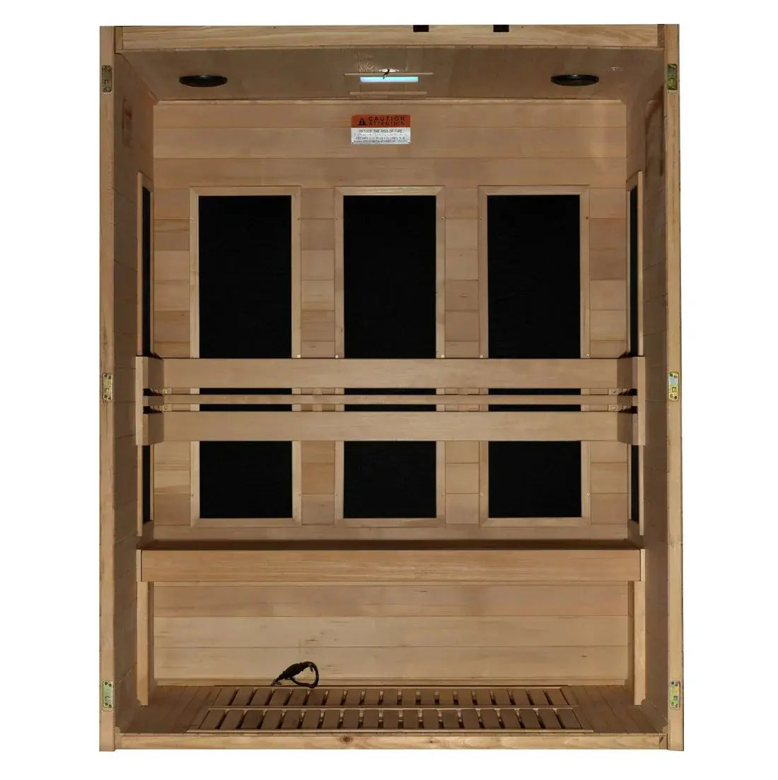 Maxxus "S-Line" 3 Person Ultra Low EMF FAR IR Sauna (MX-S306-01 ELITE) The Sauna Solution LLC