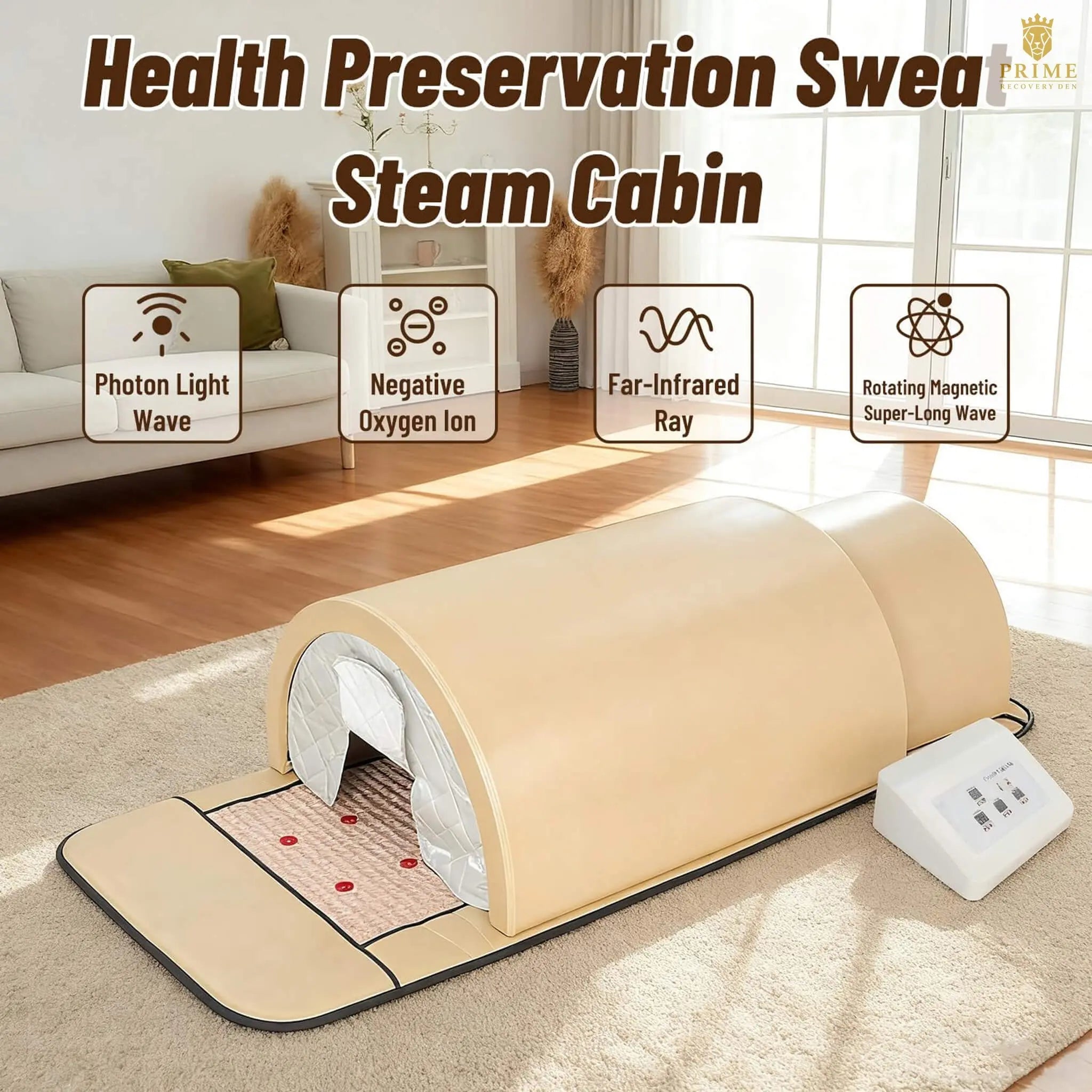 Premium 360-Degree Full-Body Far Infrared Dry Sauna Dome (SAK89665) SAKSBY WHOLESALE