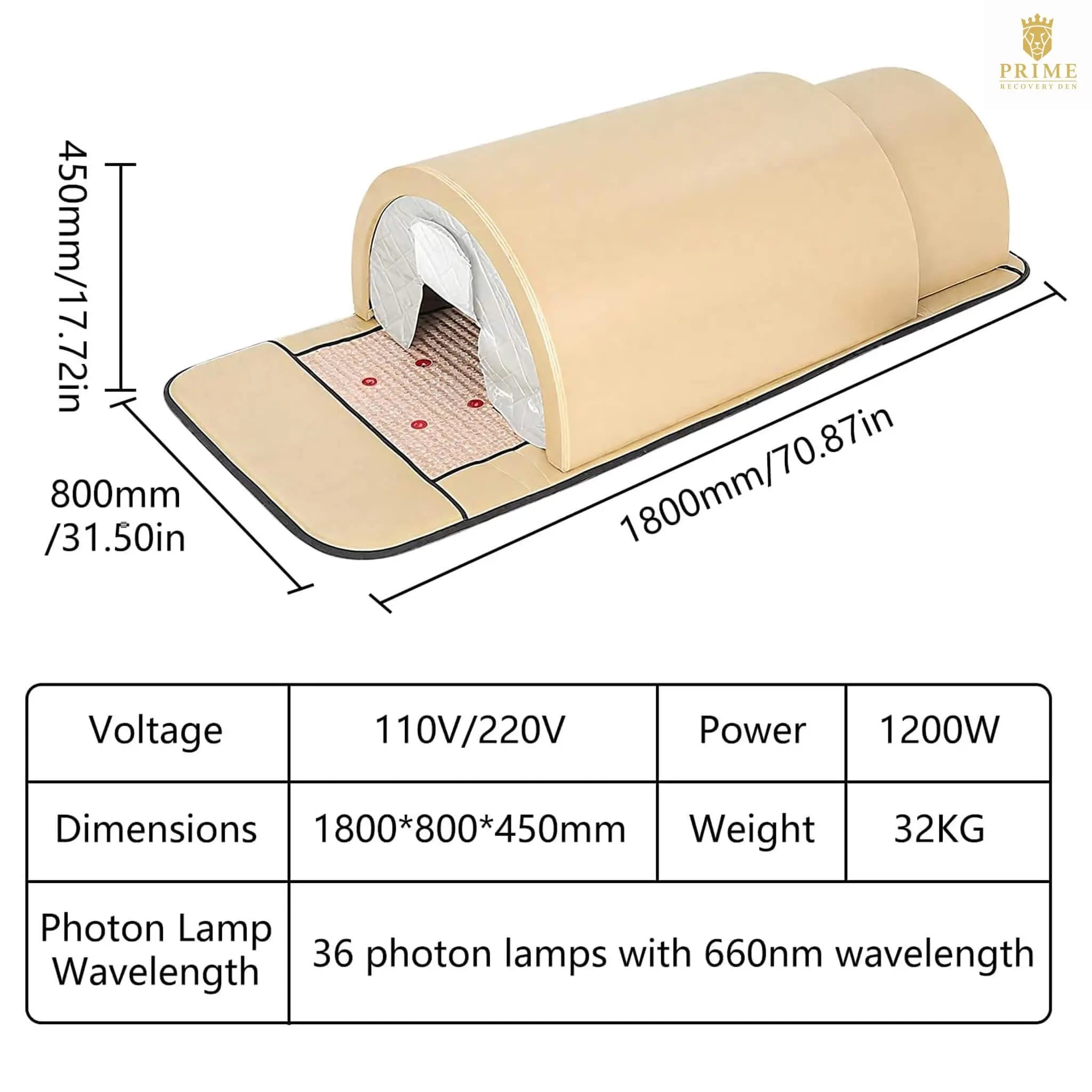 Premium 360-Degree Full-Body Far Infrared Dry Sauna Dome (SAK89665) SAKSBY WHOLESALE
