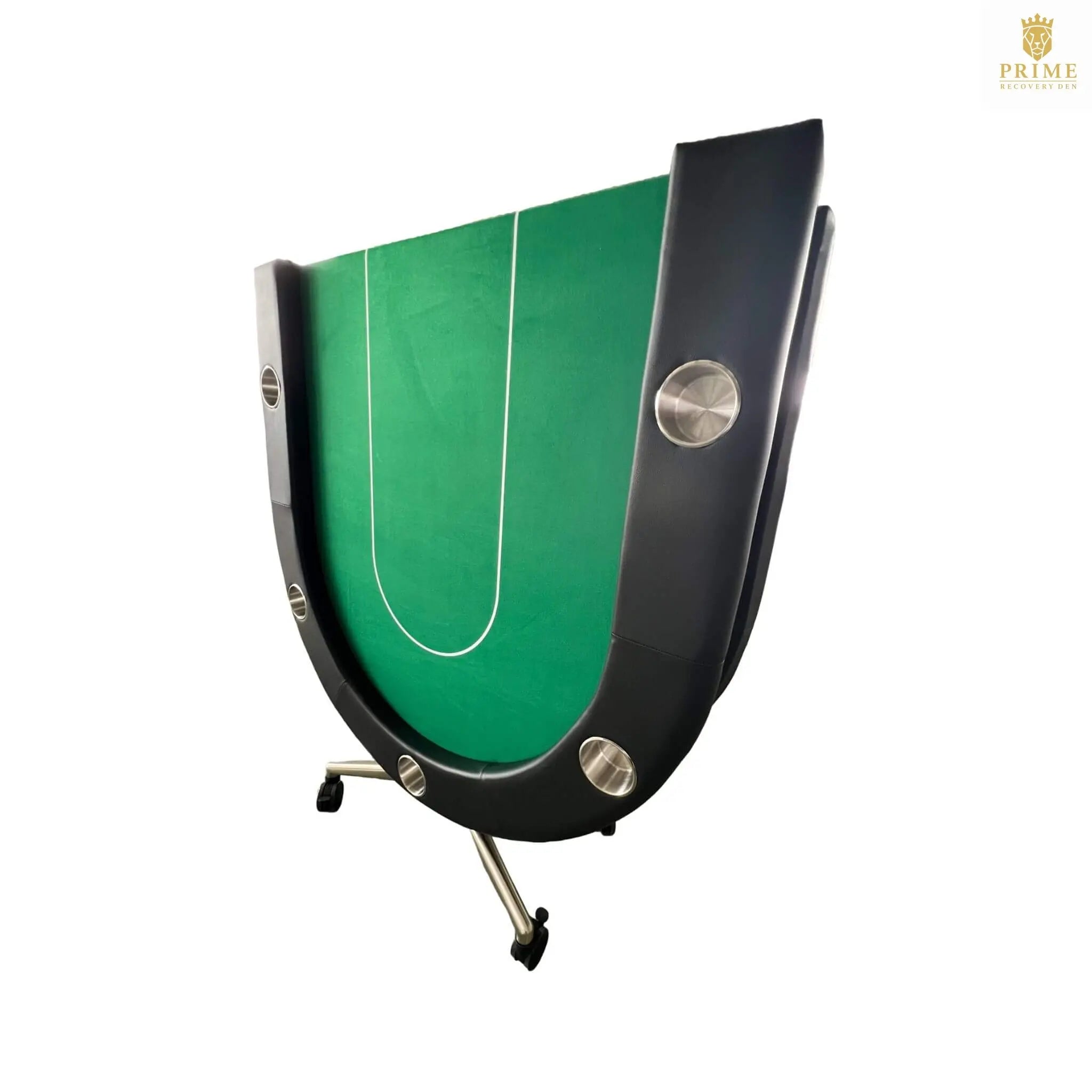 Premium 94-Inch Foldable 10-Player Poker Table With Wheels (SAK43087) SAKSBY WHOLESALE