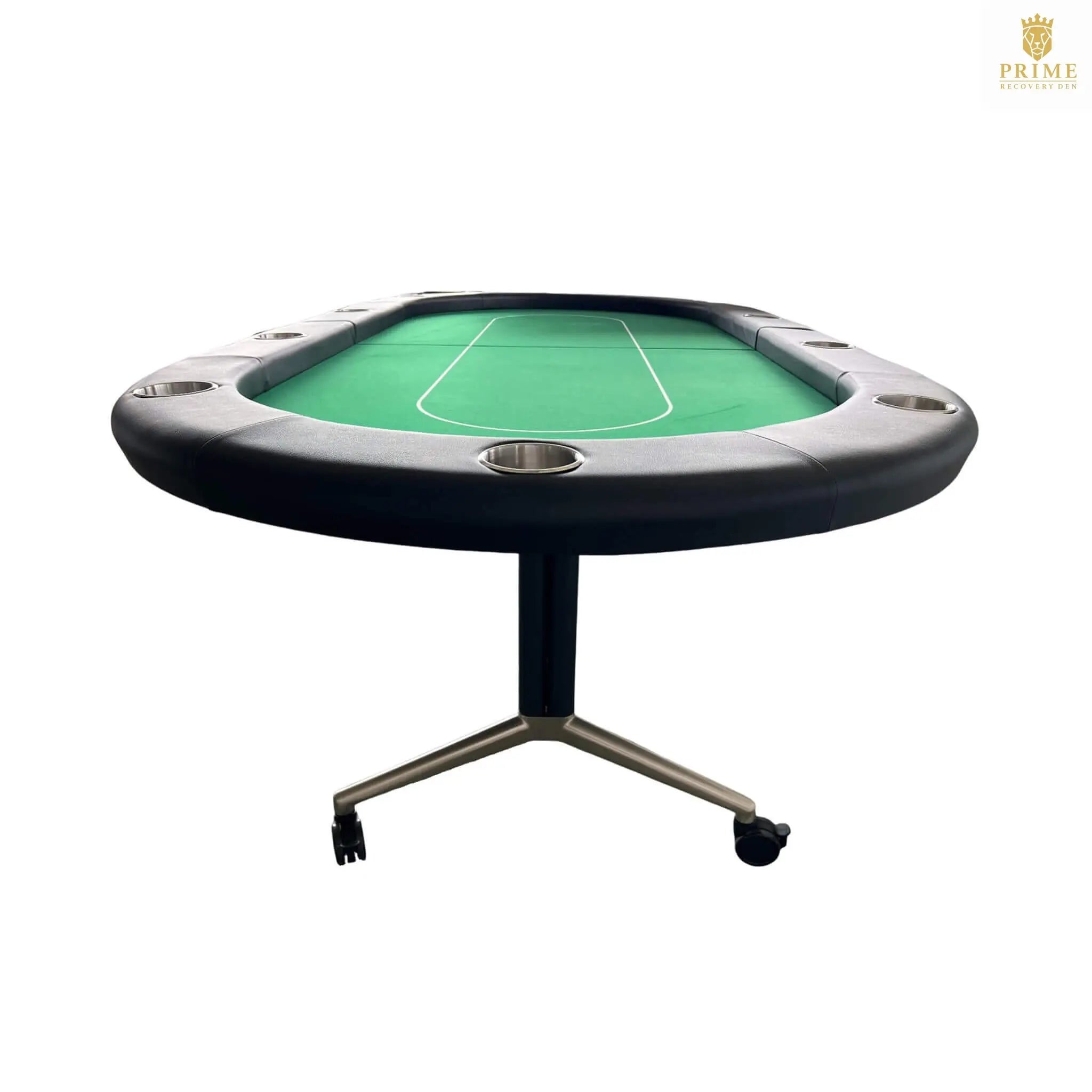 Premium 94-Inch Foldable 10-Player Poker Table With Wheels (SAK43087) SAKSBY WHOLESALE