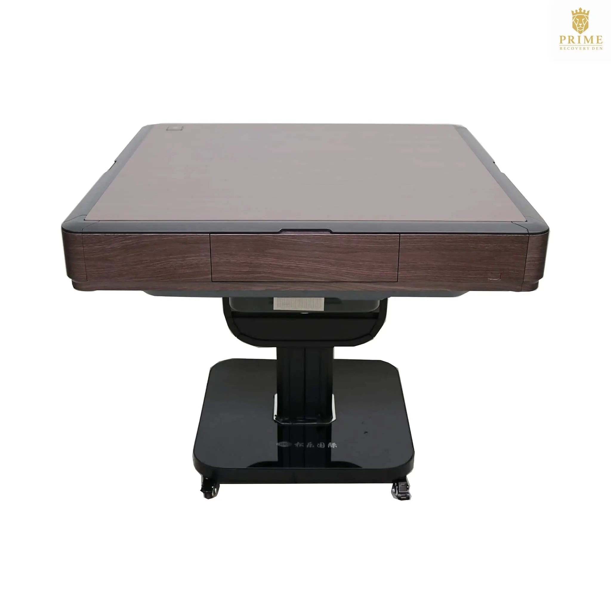 Premium Automatic Folding Mahjong Table With Walnut Finish, Two Set Of 166 40MM Numbered Tiles, And Hard Table Cover (SAK41893) SAKSBY WHOLESALE