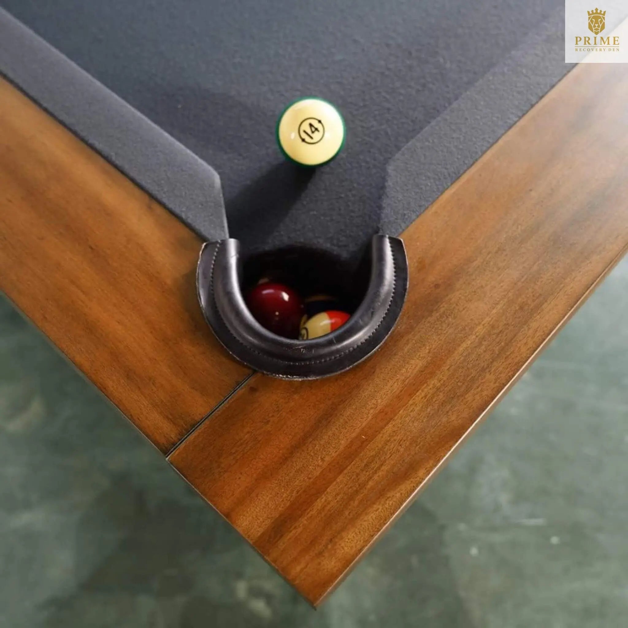 8FT Premium Professional Presli Slate Native Acacia Solid Wood Billiard Pool Table With Custom Table Cloth (SAK90428) SAKSBY WHOLESALE