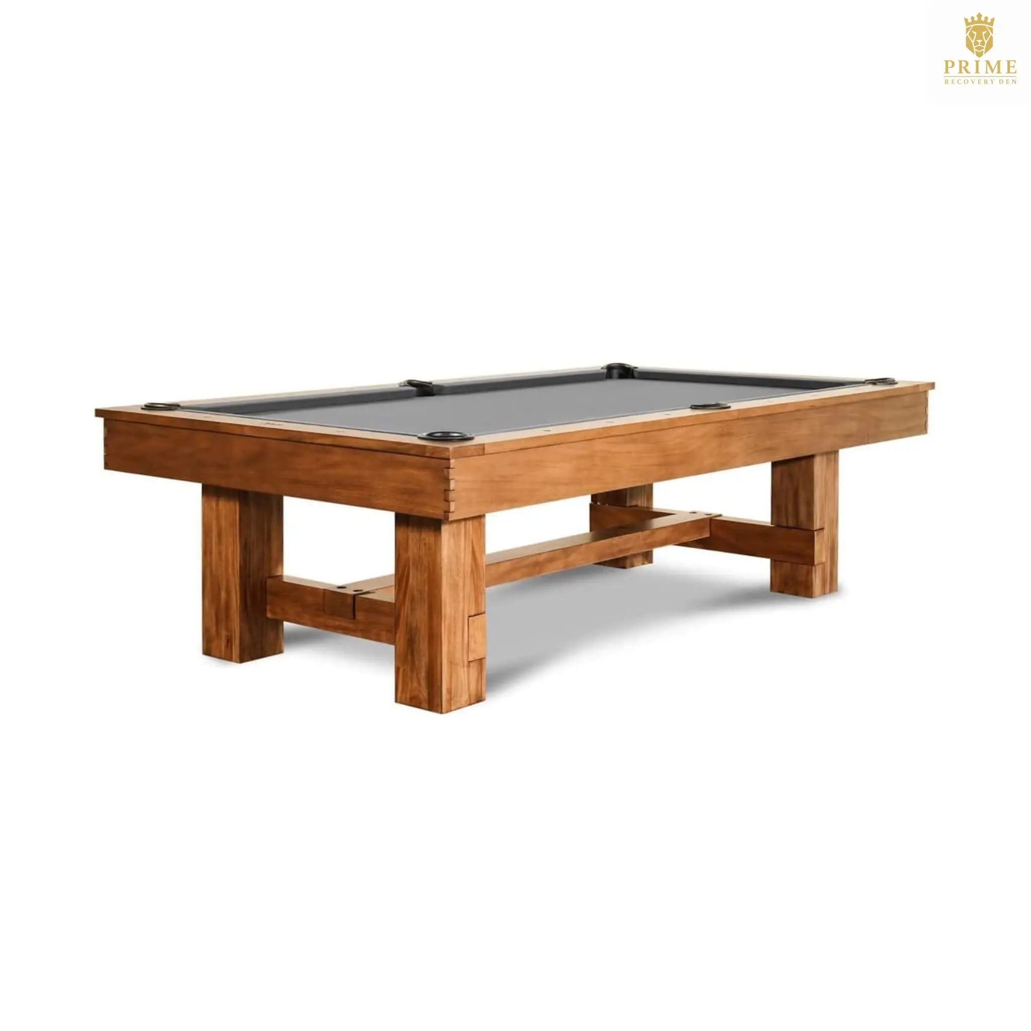 8FT Premium Professional Presli Slate Native Acacia Solid Wood Billiard Pool Table With Custom Table Cloth (SAK90428) SAKSBY WHOLESALE