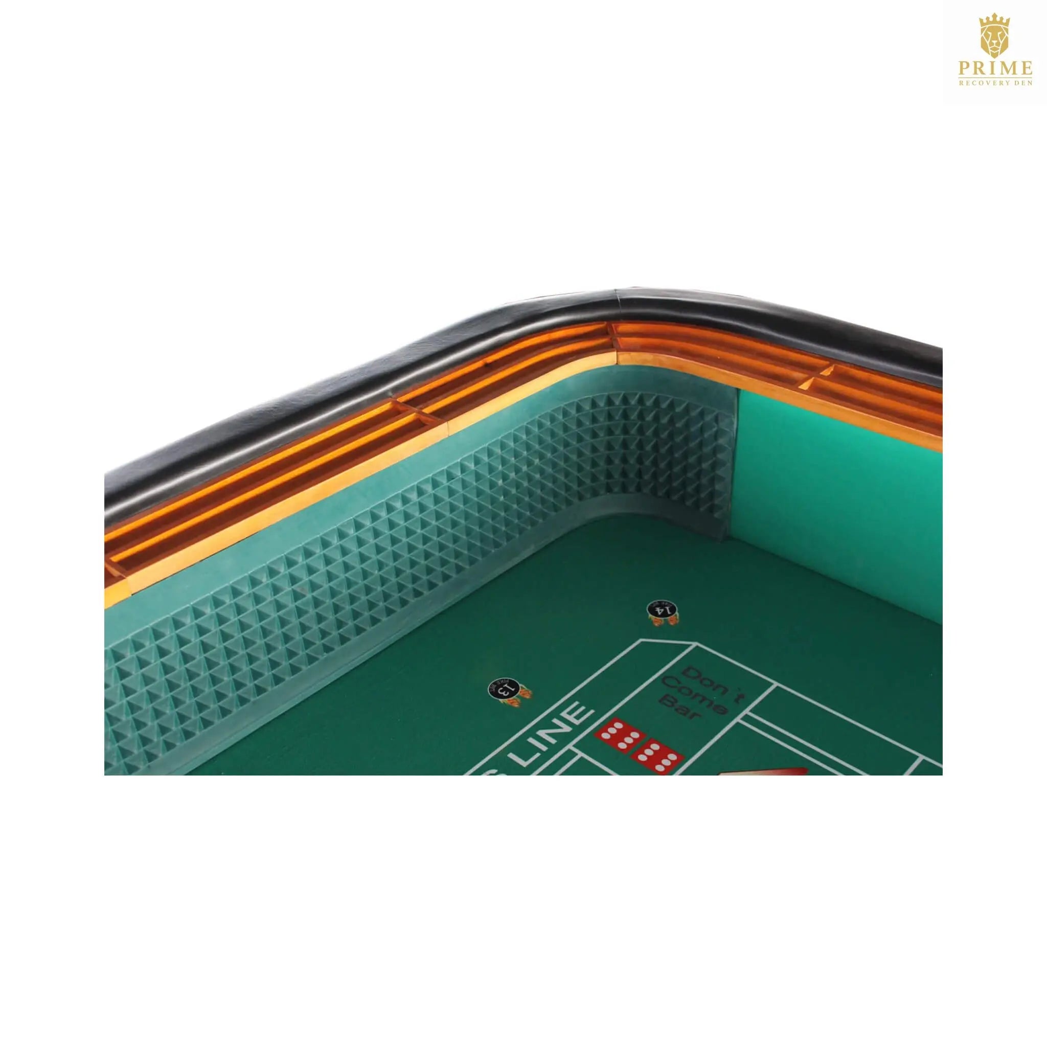 Professional 12FT Craps Table With Full Drink Rail And Padded Rim Cover (SAK76258) SAKSBY WHOLESALE