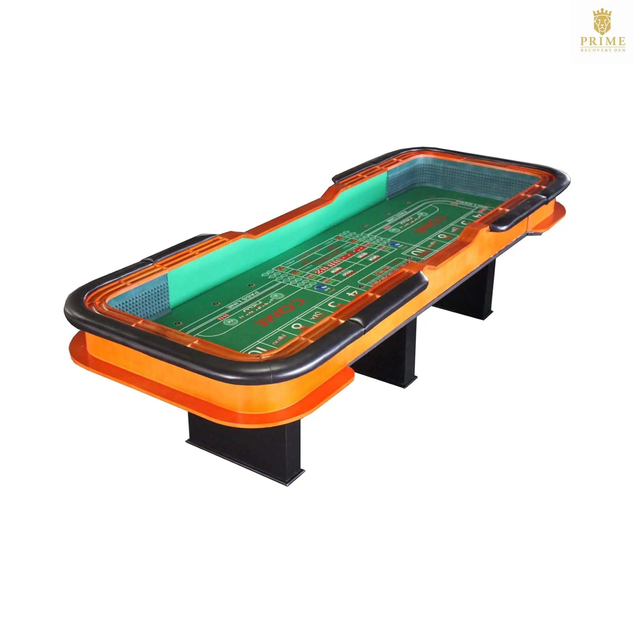 Professional 12FT Craps Table With Full Drink Rail And Padded Rim Cover (SAK76258) SAKSBY WHOLESALE