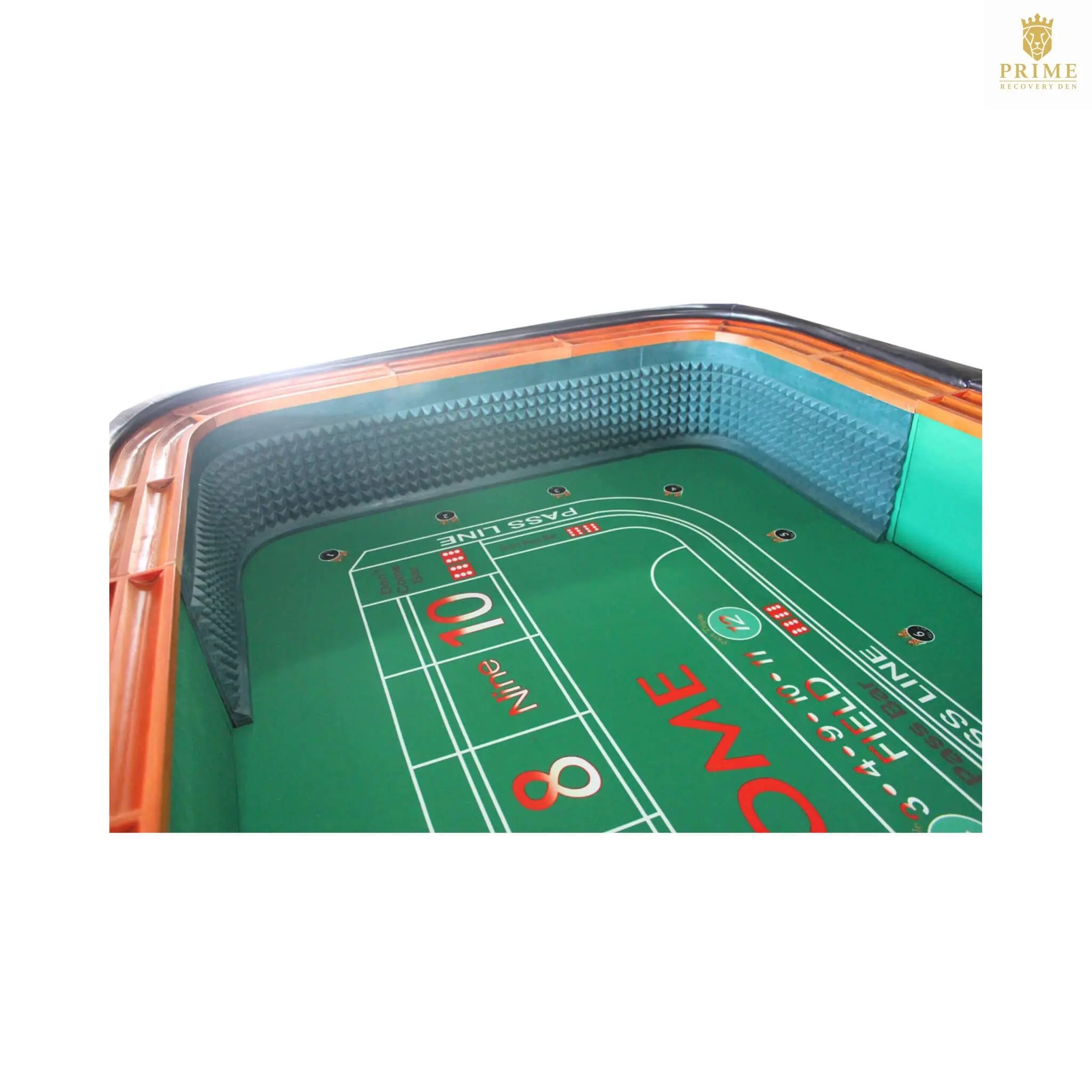 Professional 12FT Craps Table With Full Drink Rail And Padded Rim Cover (SAK76258) SAKSBY WHOLESALE