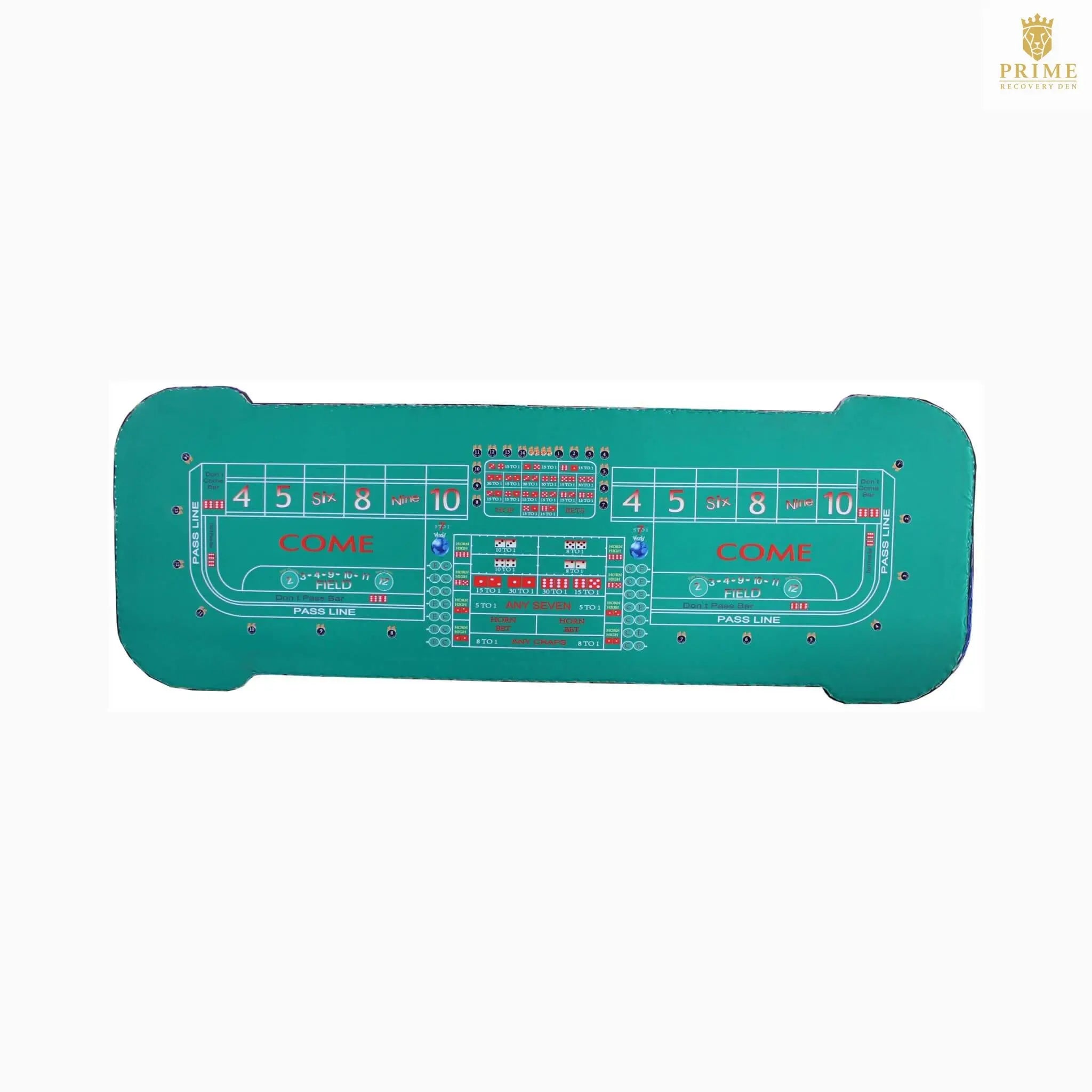 Professional 12FT Craps Table With Full Drink Rail And Padded Rim Cover (SAK76258) SAKSBY WHOLESALE