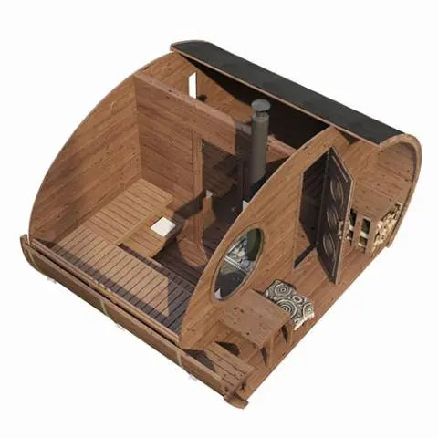 SaunaLife Model G11 Outdoor Home Sauna Kit The Sauna Solution LLC