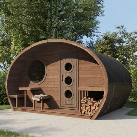 SaunaLife Model G11 Outdoor Home Sauna Kit The Sauna Solution LLC