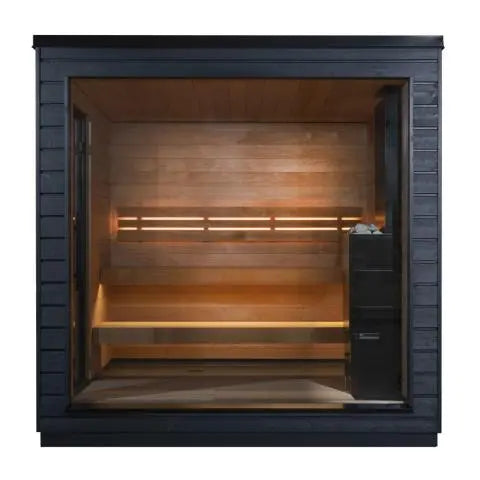 SaunaLife Model G6 Pre-Assembled Outdoor Home Sauna The Sauna Solution LLC