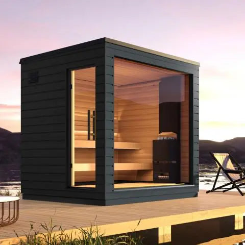 SaunaLife Model G6 Pre-Assembled Outdoor Home Sauna The Sauna Solution LLC