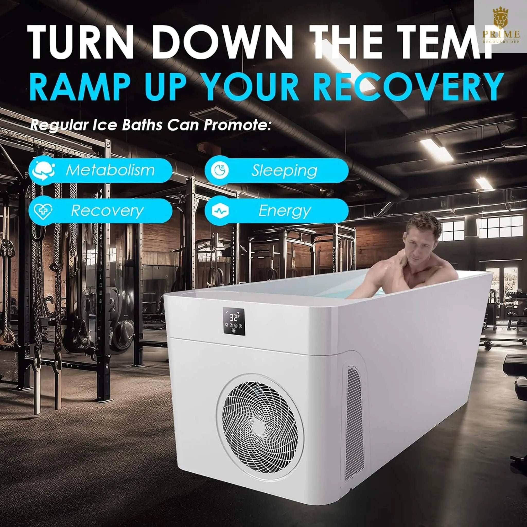 CSC Smart 1-Piece Freestanding Full-Body All-In-One Cold Plunge Tub With Built-In Water Chiller (SAK56280) SAKSBY WHOLESALE