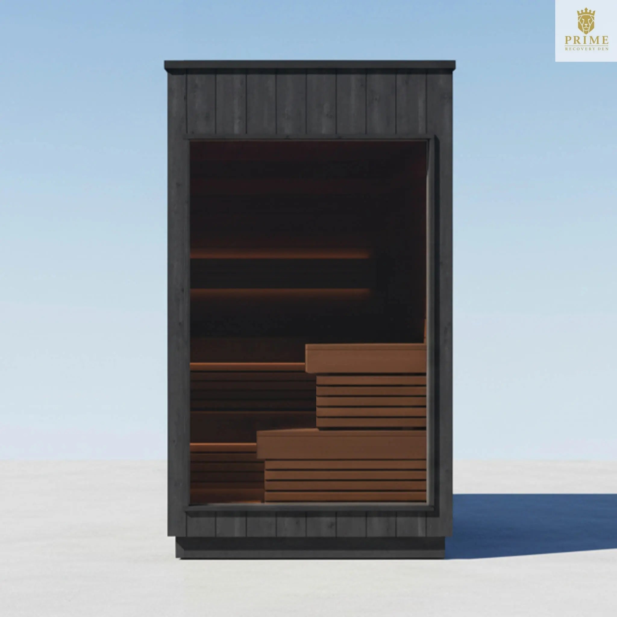 ThermaSol Nordic Misty 2-5 Person Fully-Assembled Outdoor Modular Sauna Cabin [Made-To-Order] [14-KIR] (SAK17365) SAKSBY WHOLESALE