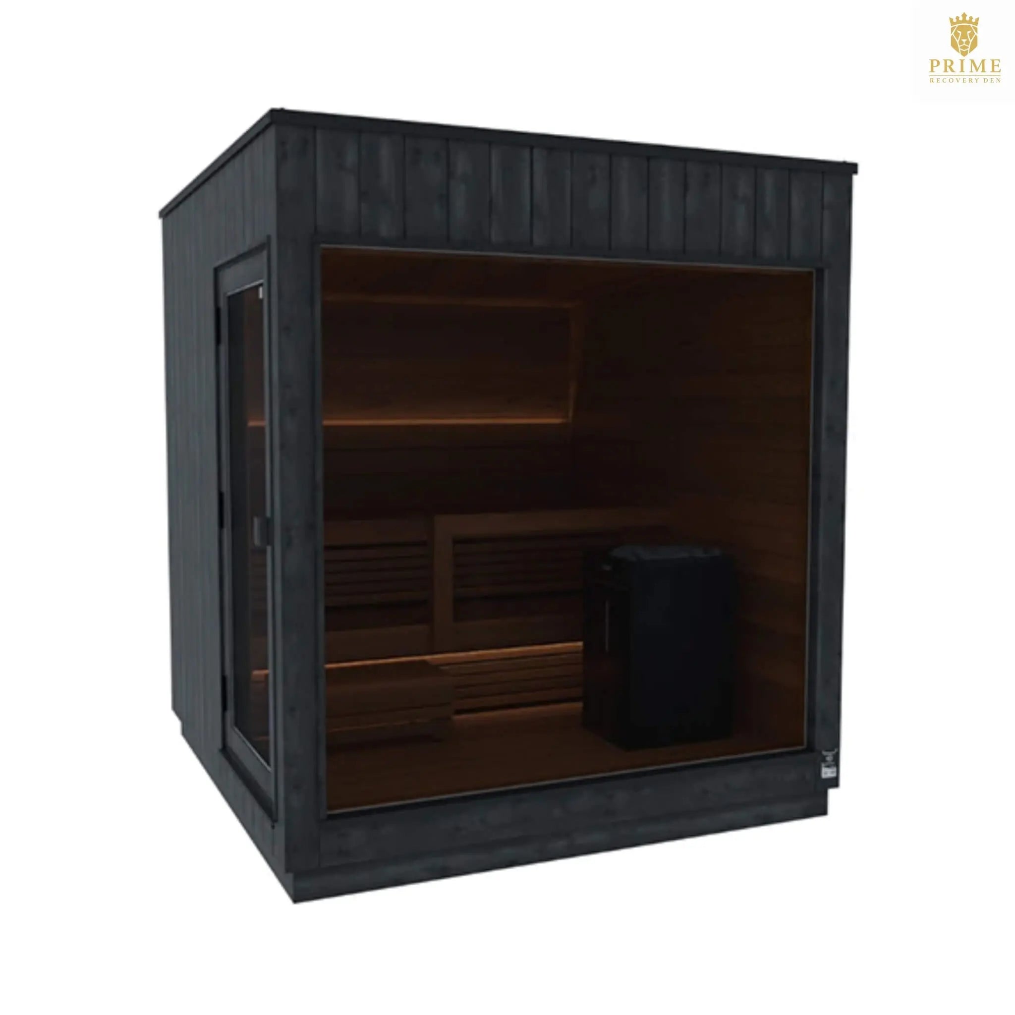 ThermaSol Nordic Misty 2-5 Person Fully-Assembled Outdoor Modular Sauna Cabin [Made-To-Order] [14-KIR] (SAK17365) SAKSBY WHOLESALE