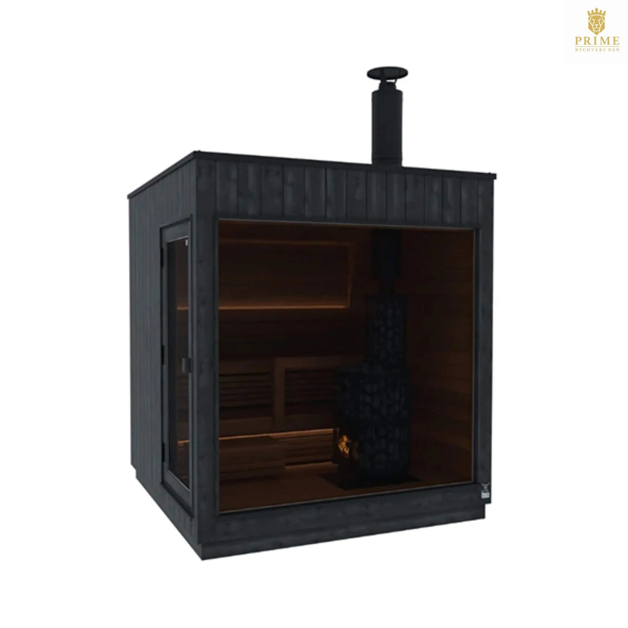 ThermaSol Nordic Misty 2-5 Person Fully-Assembled Outdoor Modular Sauna Cabin [Made-To-Order] [14-KIR] (SAK17365) SAKSBY WHOLESALE