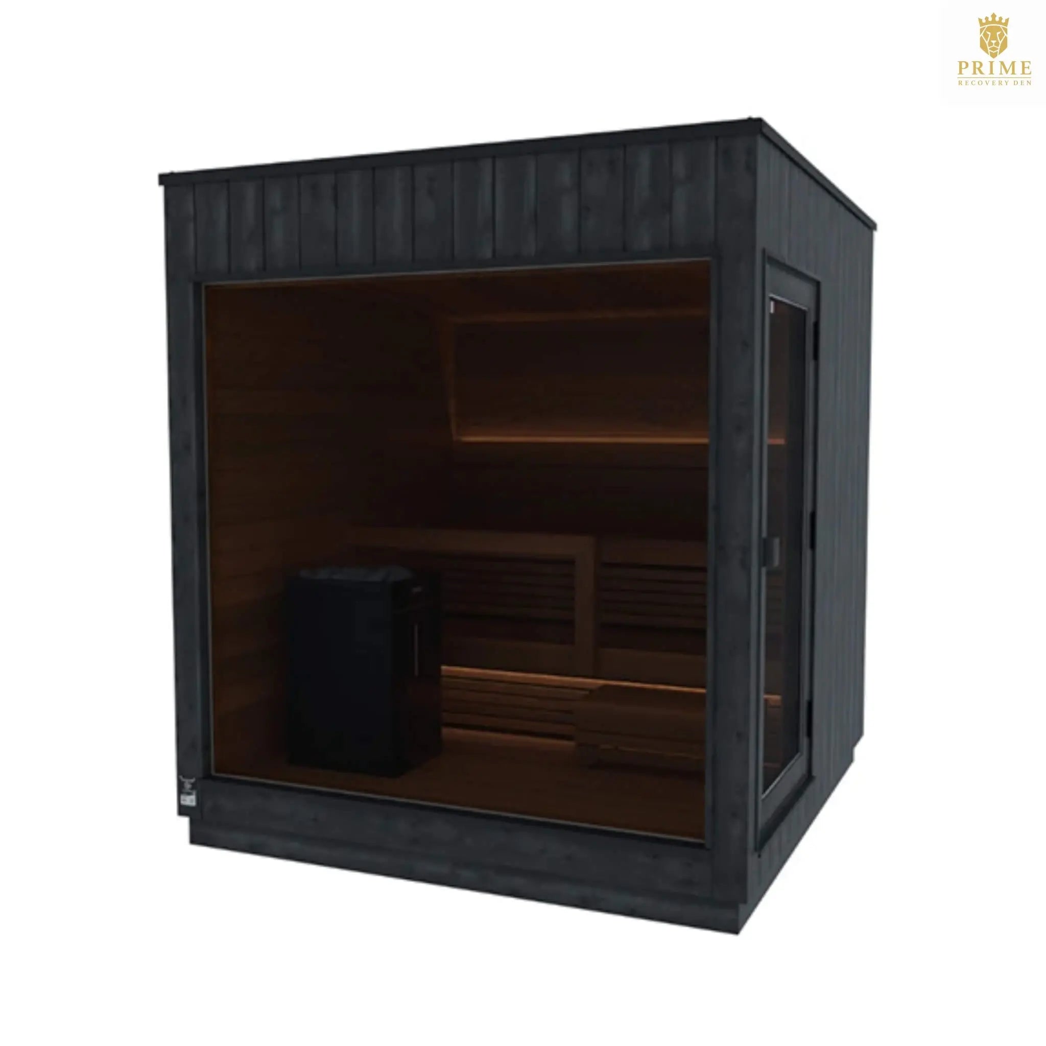 ThermaSol Nordic Misty 2-5 Person Fully-Assembled Outdoor Modular Sauna Cabin [Made-To-Order] [14-KIR] (SAK17365) SAKSBY WHOLESALE