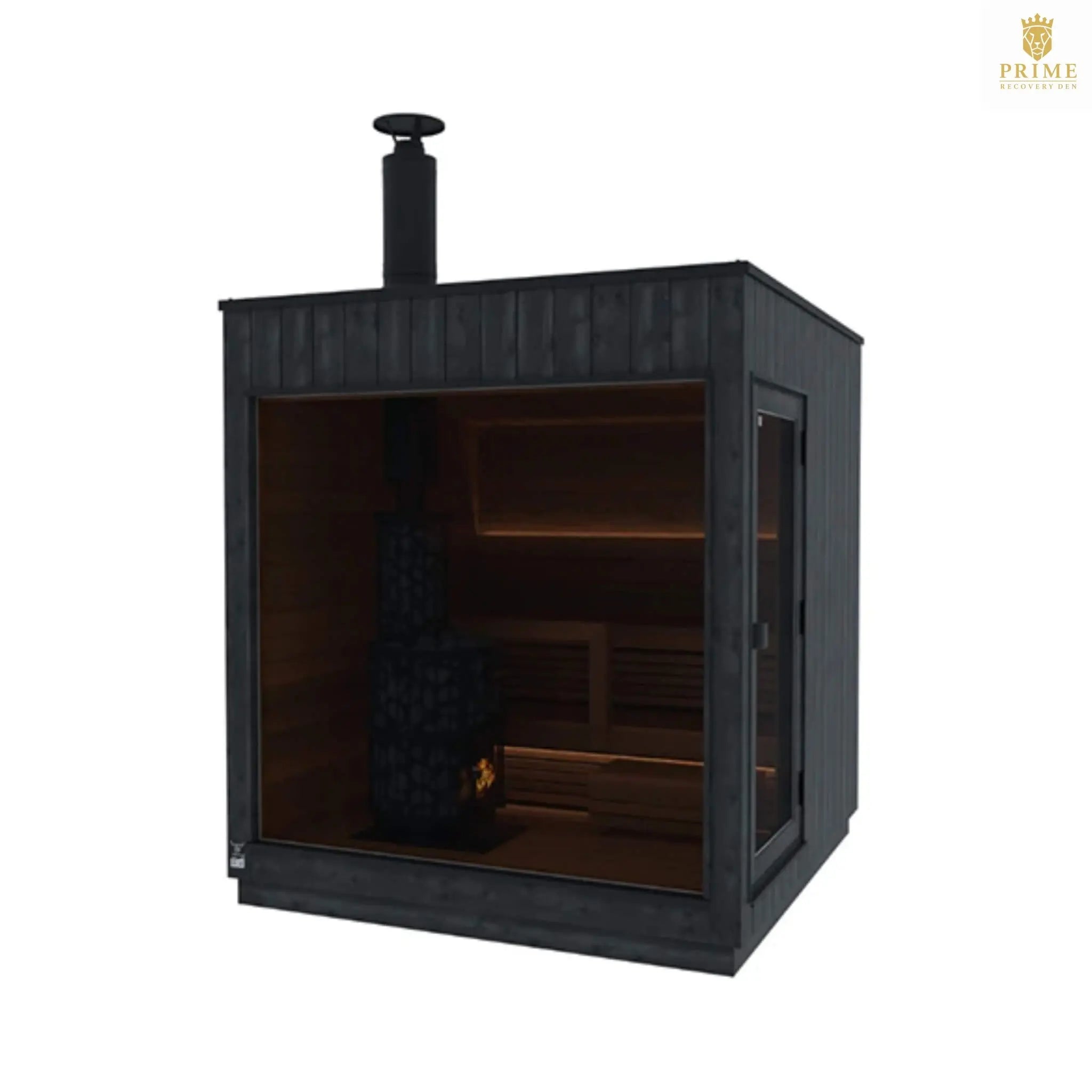 ThermaSol Nordic Misty 2-5 Person Fully-Assembled Outdoor Modular Sauna Cabin [Made-To-Order] [14-KIR] (SAK17365) SAKSBY WHOLESALE