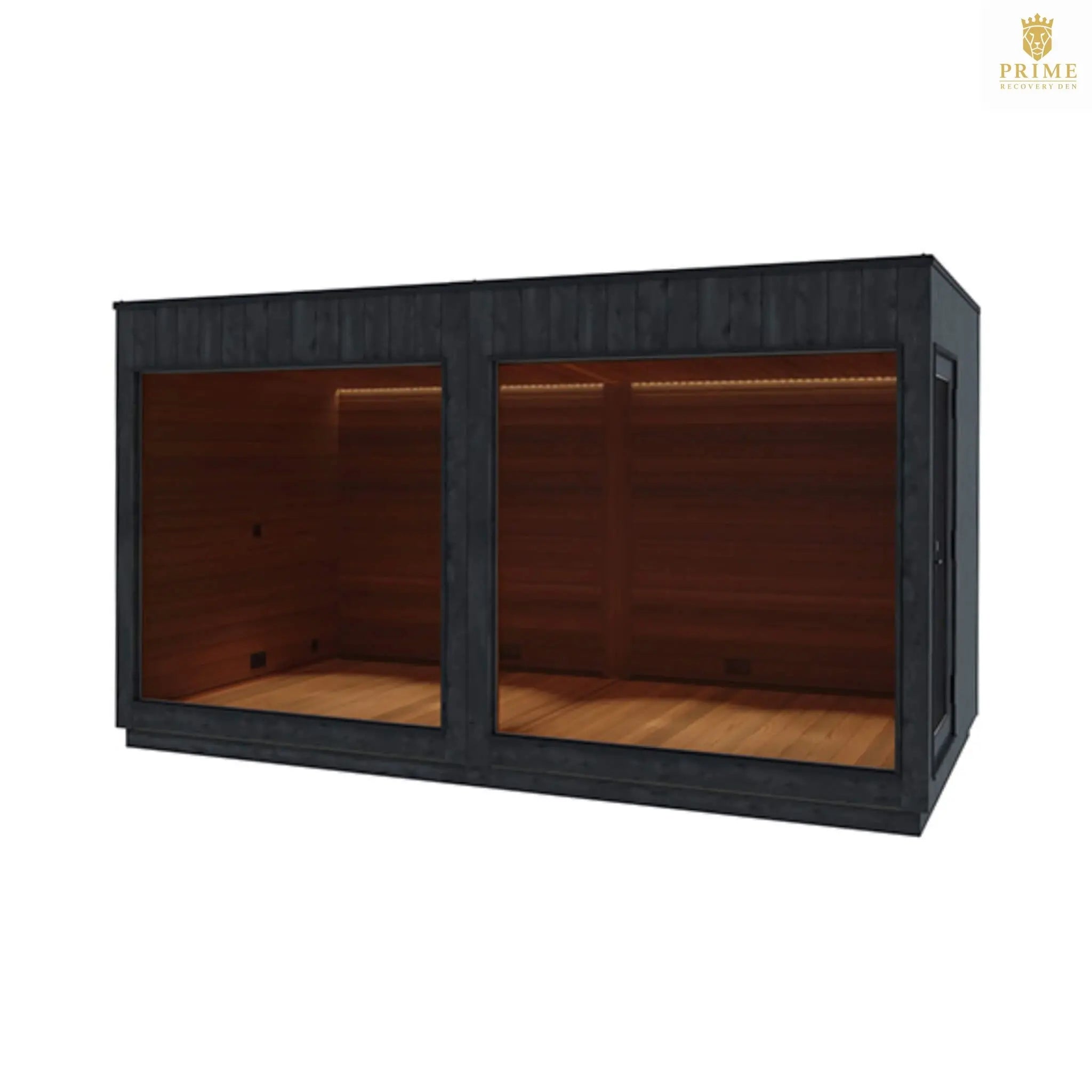 ThermaSol Nordic Misty XL 1-Entrance Outdoor Sauna Lounge [Made-To-Order] [14-KIR-3879/80] (SAK19046) SAKSBY WHOLESALE