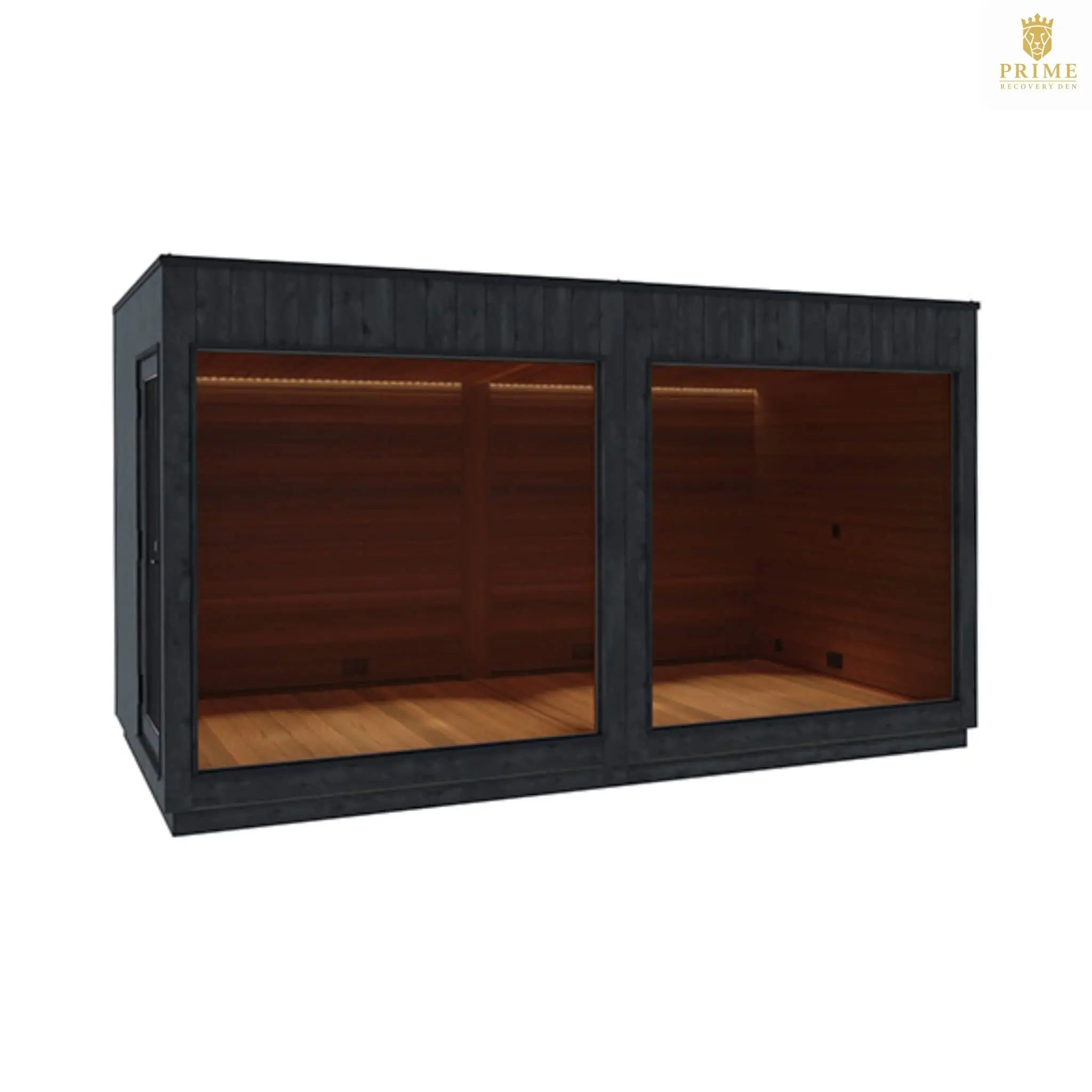 ThermaSol Nordic Misty XL 1-Entrance Outdoor Sauna Lounge [Made-To-Order] [14-KIR-3879/80] (SAK19046) SAKSBY WHOLESALE