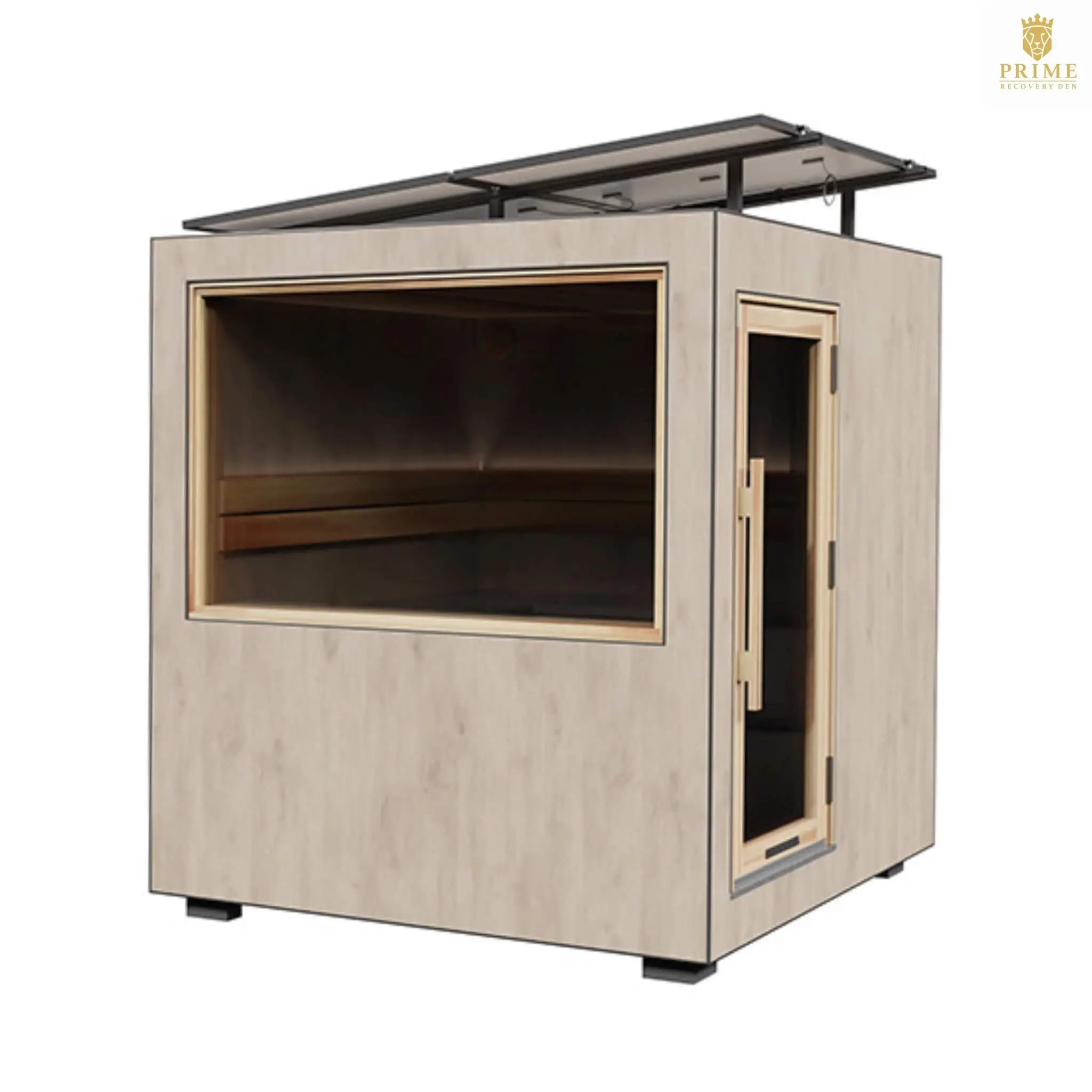 ThermaSol Solaris Fully-Assembled Outdoor Sauna Cabin [Made-To-Order] [14-KIR-4560/61] (SAK27532) SAKSBY WHOLESALE