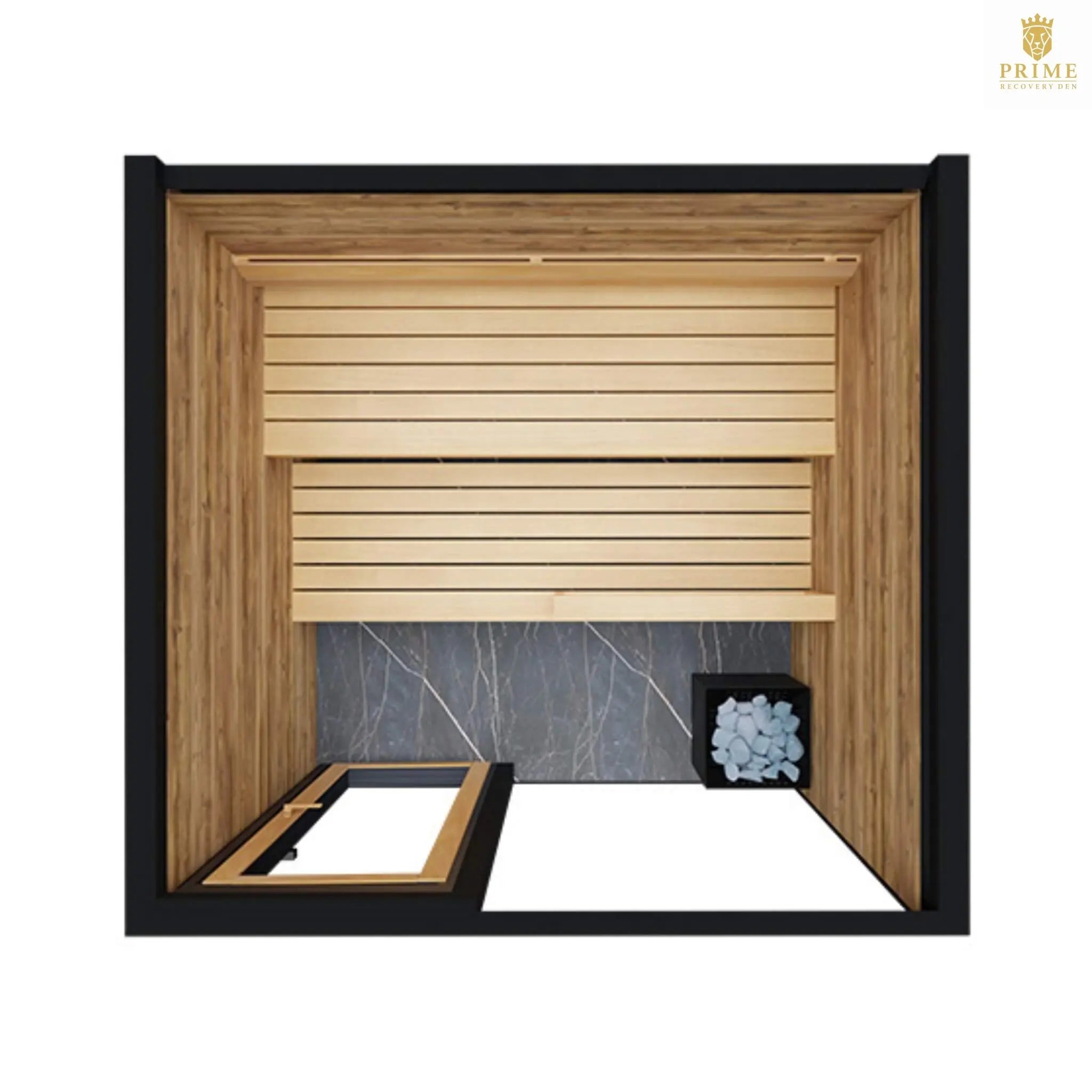 ThermaSol Spectra 4-Person Fully-Assembled Outdoor Sauna Cabin [Made-To-Order] [14-SPECTRA] (SAK46921) SAKSBY WHOLESALE