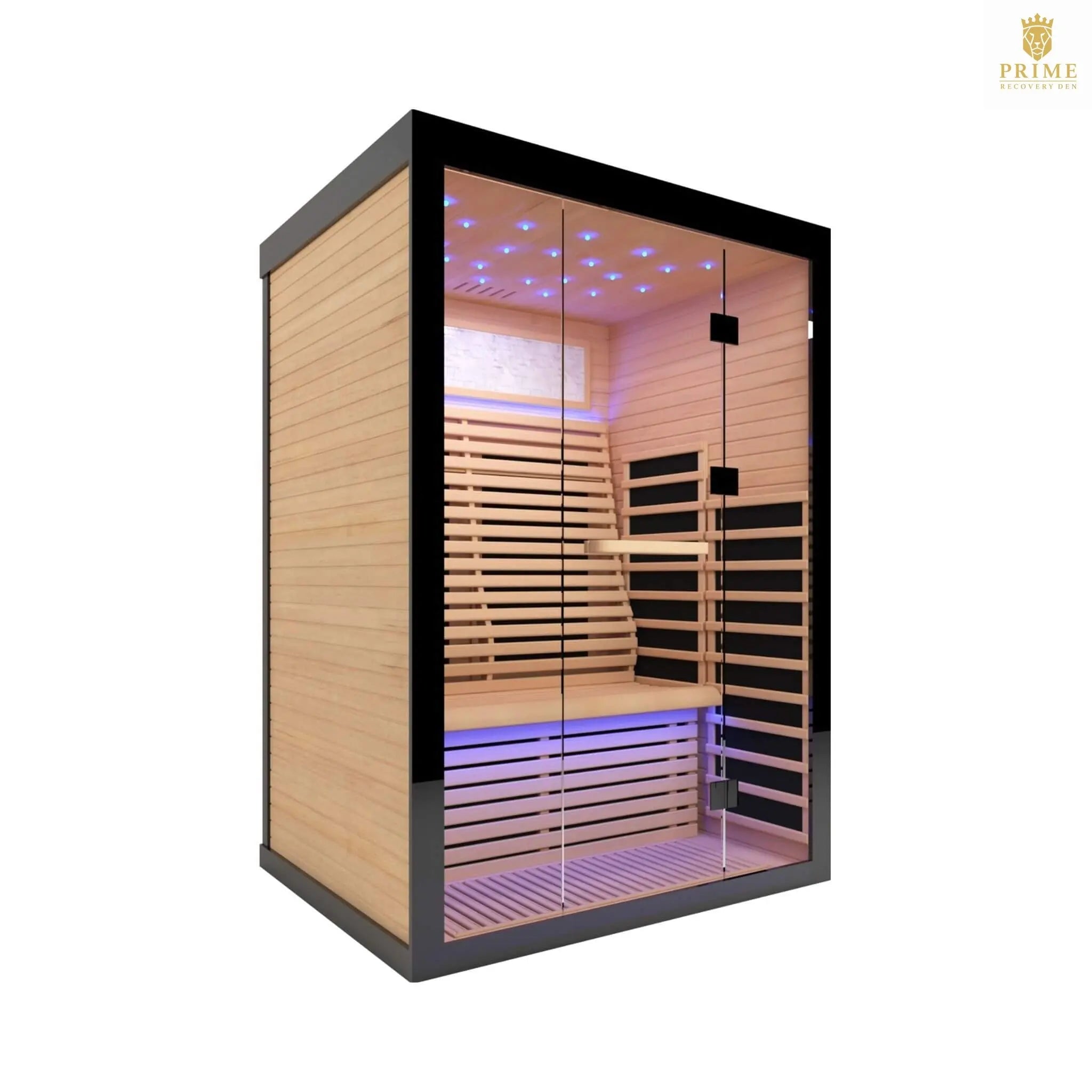 Thermora Vapor Luxury 2-Person Canadian Hemlock Wood Far Infrared Home Sauna (SAK56874) SAKSBY WHOLESALE