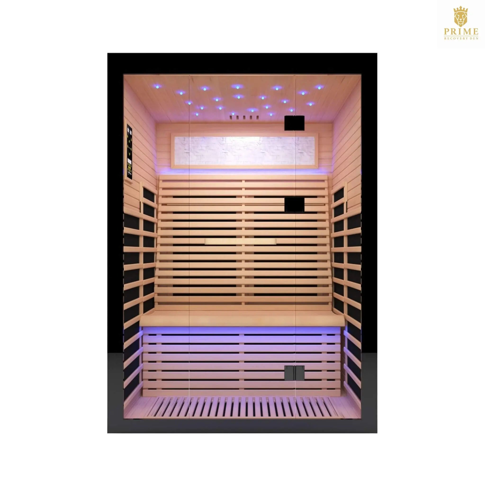 Thermora Vapor Luxury 2-Person Canadian Hemlock Wood Far Infrared Home Sauna (SAK56874) SAKSBY WHOLESALE