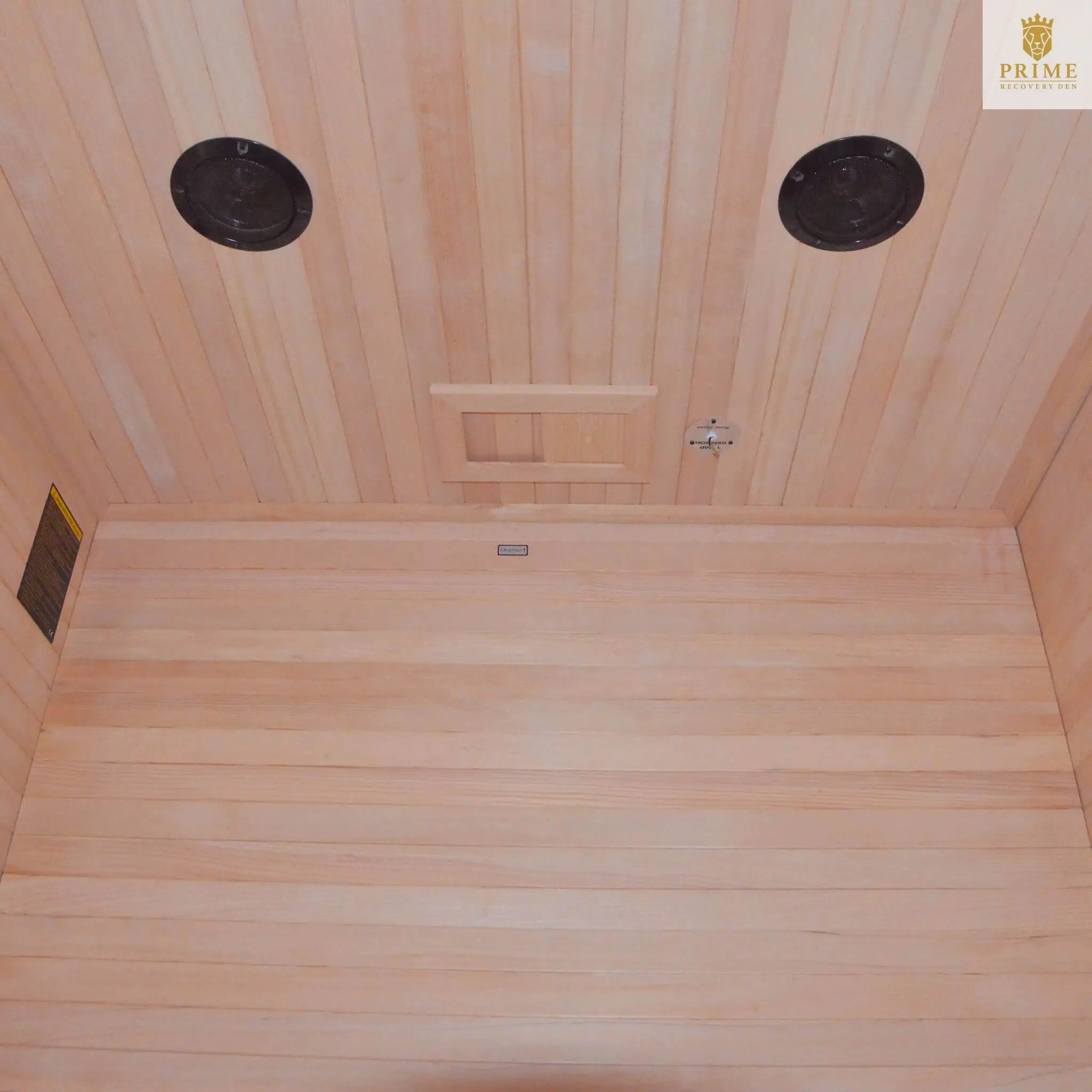 Thermora Alpine Premium 2-Person 3KW Hemlock Wood Sauna With LED Wall Light (SAK28471) SAKSBY WHOLESALE