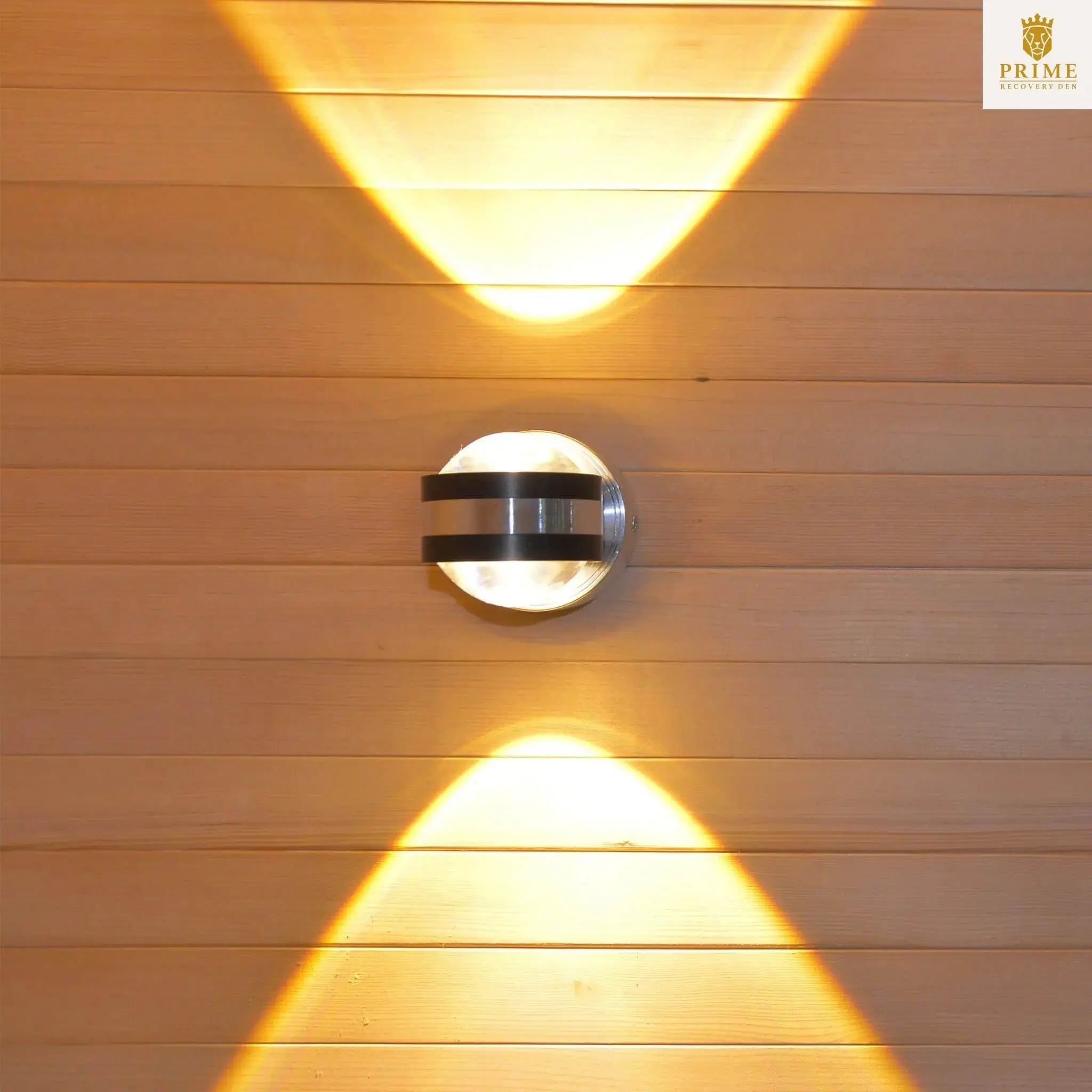 Thermora Alpine Premium 2-Person 3KW Hemlock Wood Sauna With LED Wall Light (SAK28471) SAKSBY WHOLESALE