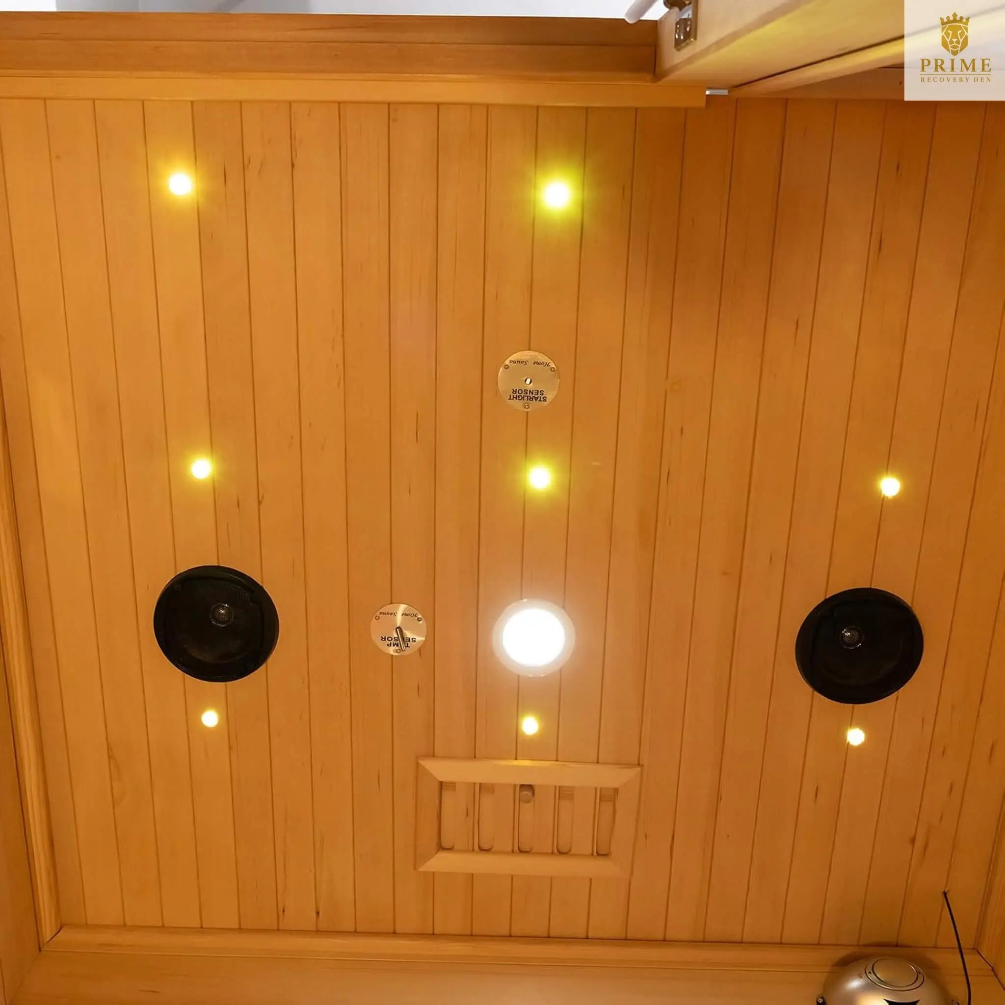 Rövia Luma 2-Person Indoor Hybrid Sauna Room With Infrared And 3.5KW Steam Heater [Made-To-Order] (SAK83750) SAKSBY WHOLESALE