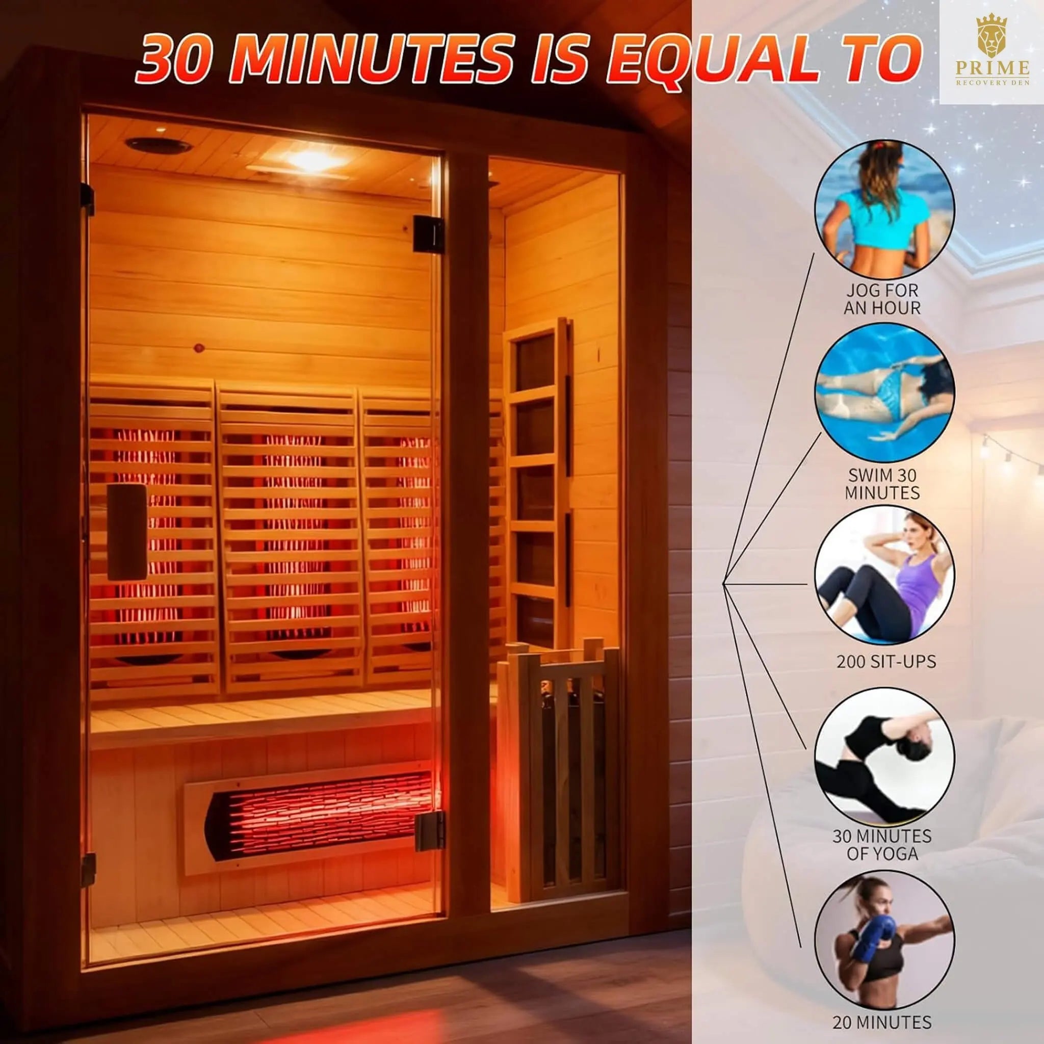 Rövia Luma 2-Person Indoor Hybrid Sauna Room With Infrared And 3.5KW Steam Heater [Made-To-Order] (SAK83750) SAKSBY WHOLESALE