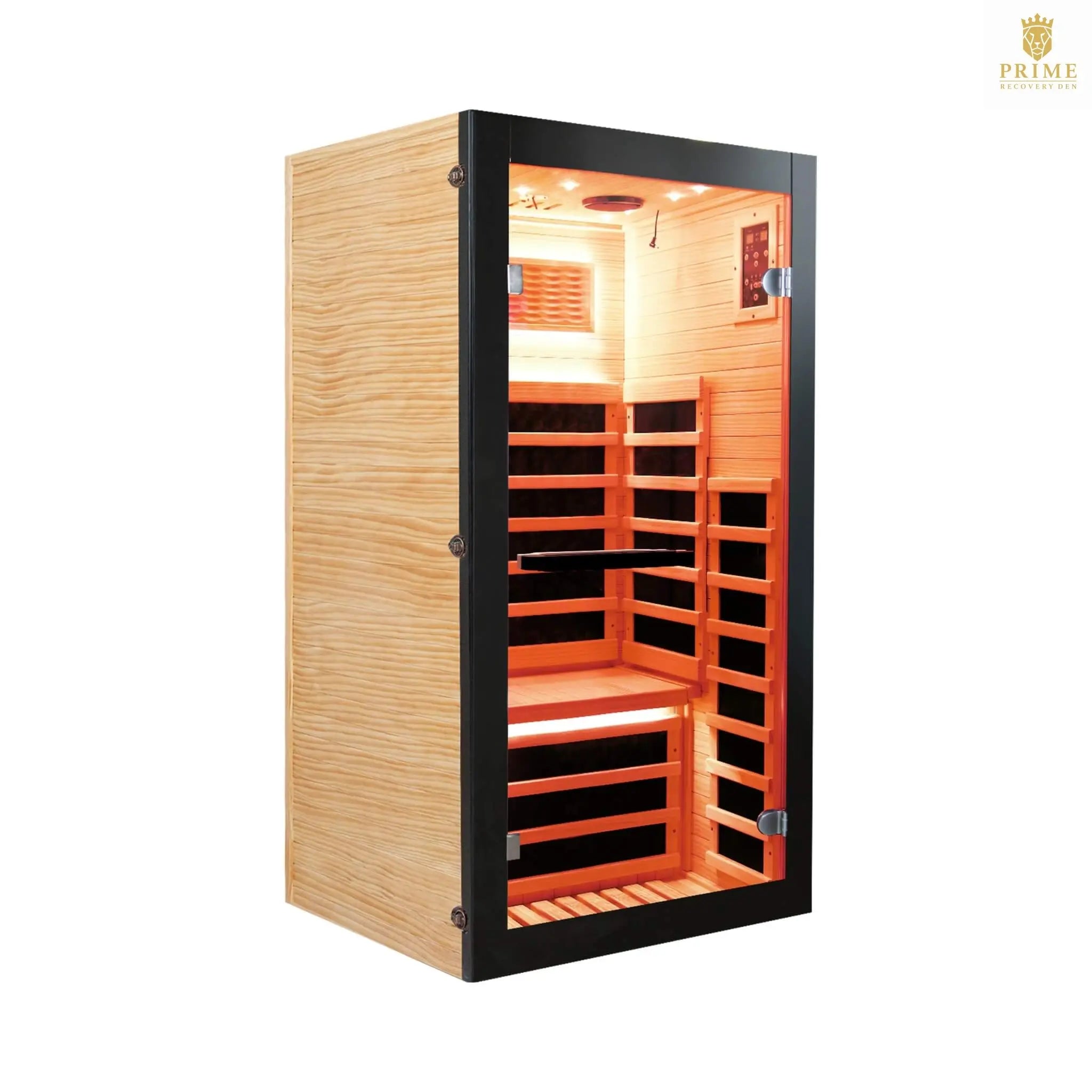 Thermora Solara Single-Person Chilean Pine Infrared Sauna Cabin (SAK57926) SAKSBY WHOLESALE