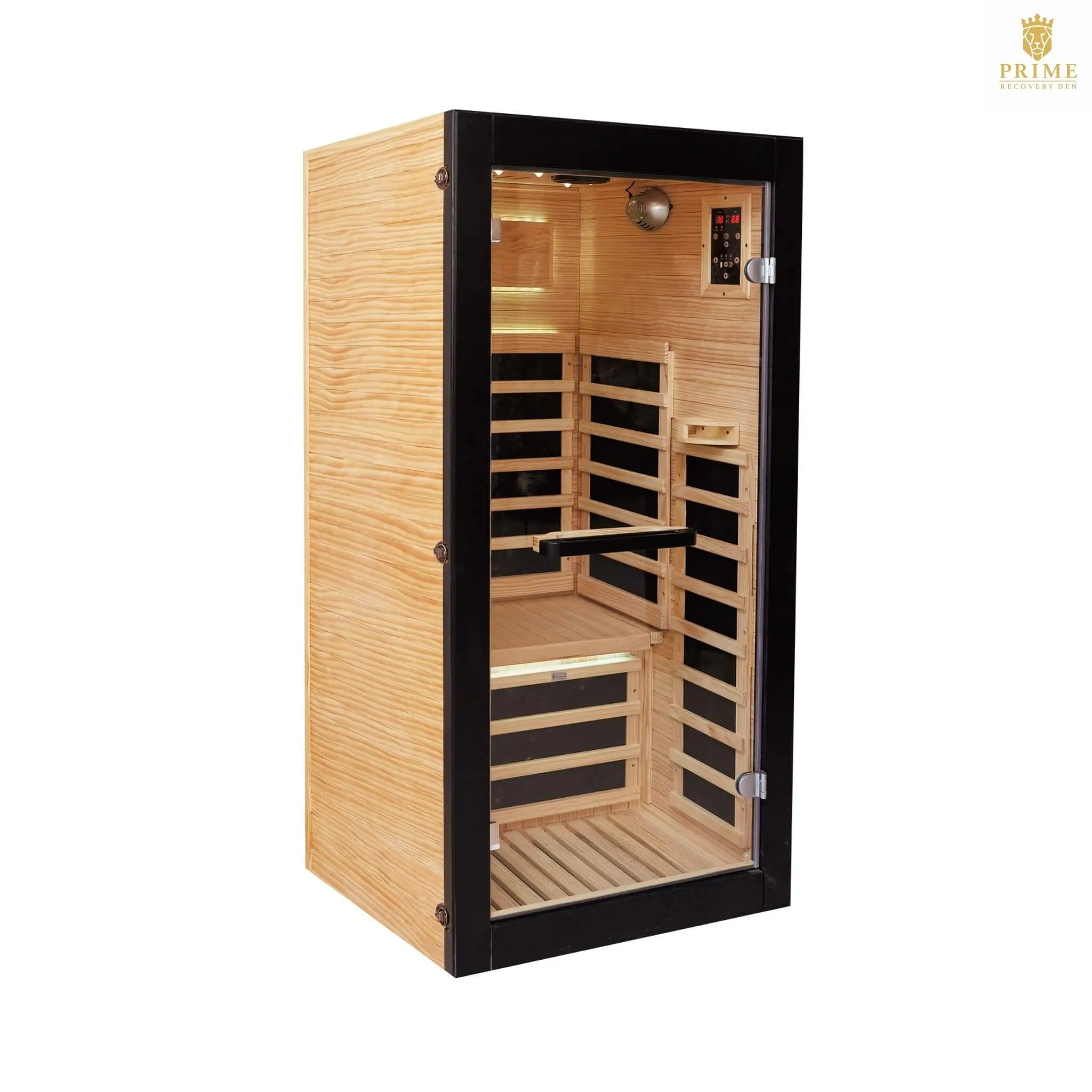 Thermora Solara Single-Person Chilean Pine Infrared Sauna Cabin (SAK57926) SAKSBY WHOLESALE